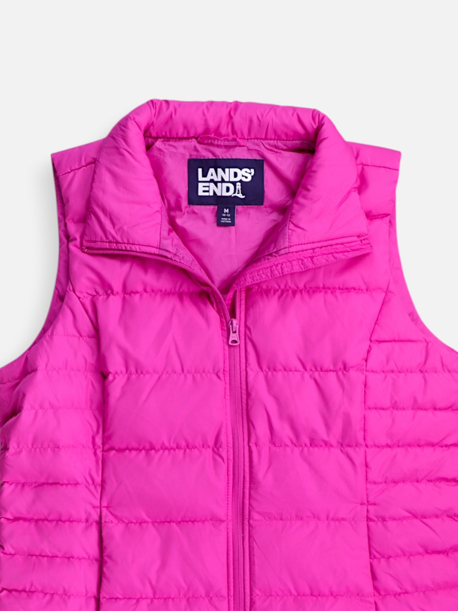 LANDS END Chaleco Puffer - Mujer - Medium