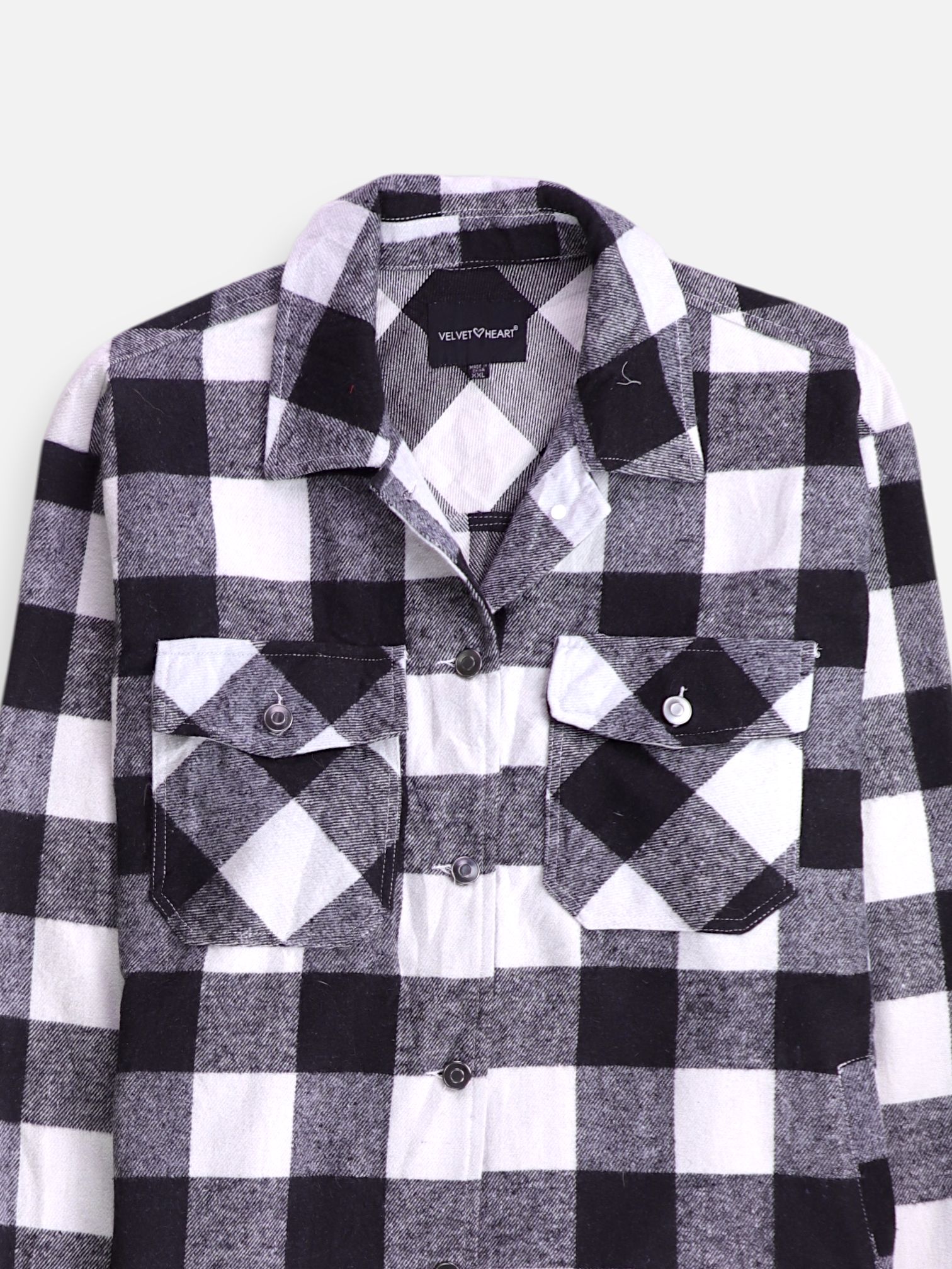 Chaqueta Sobrecamisa Color Block - Mujer - 2XL