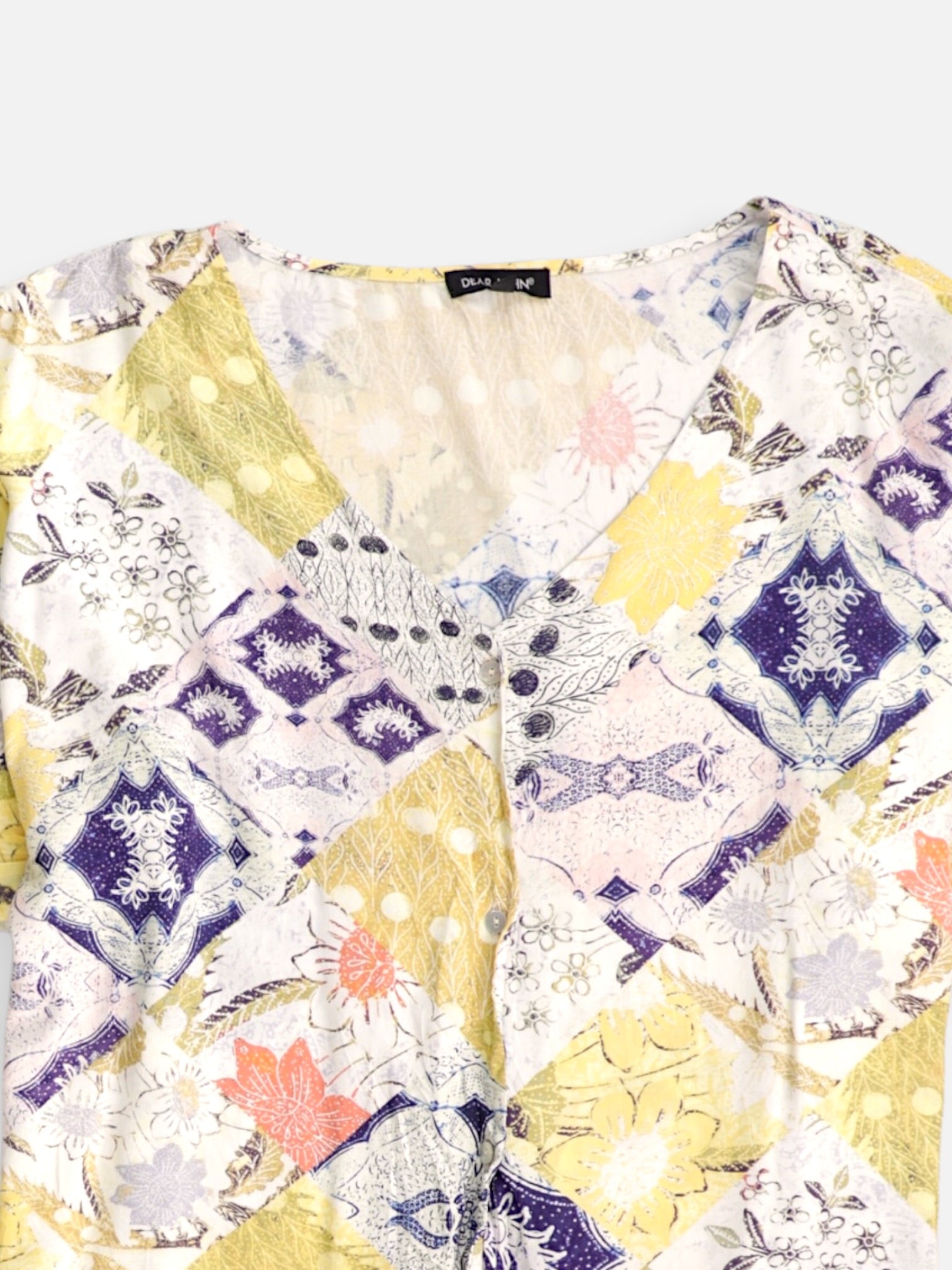 Blusa Color Block - Mujer - Small