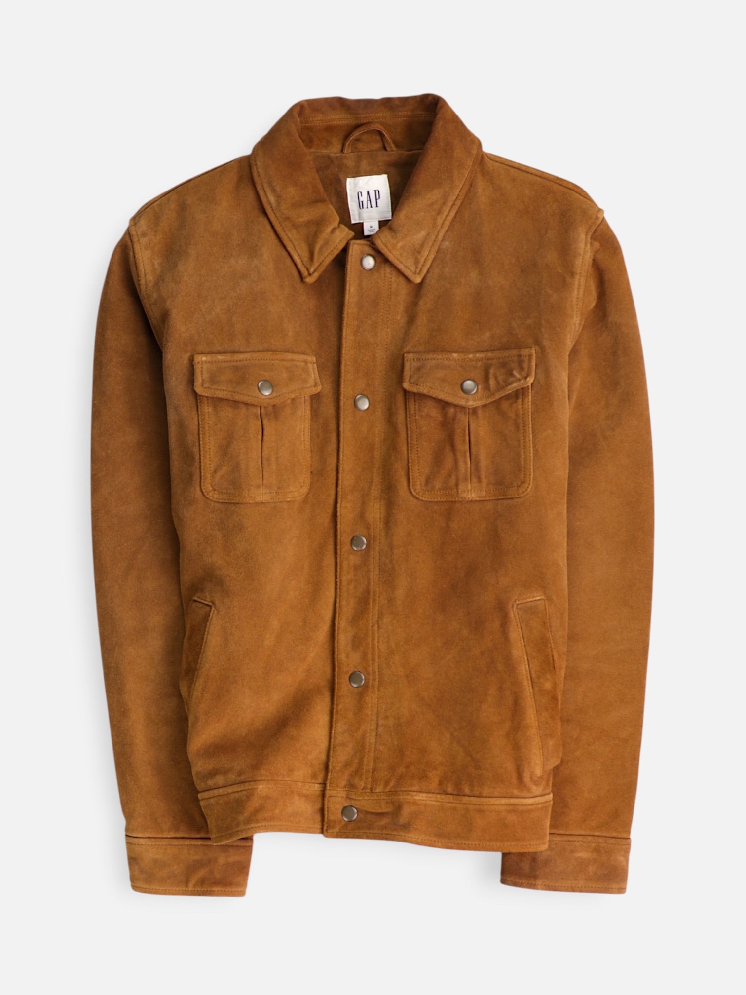 GAP Chaqueta Casual Suede - Hombre - Medium