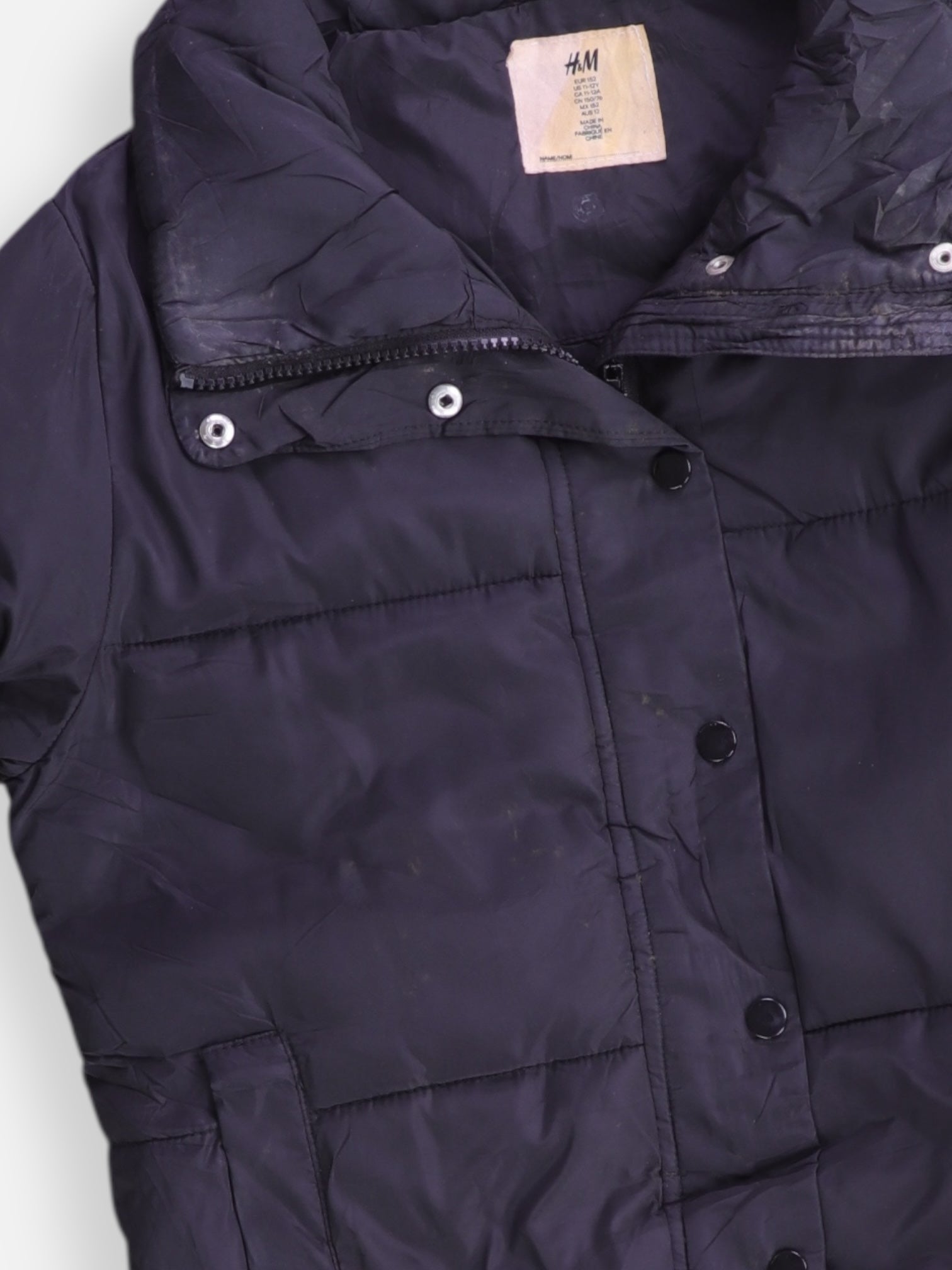 H&M Chaqueta Puffer Impermeable - Niña - Small - 12-13Y (Años)