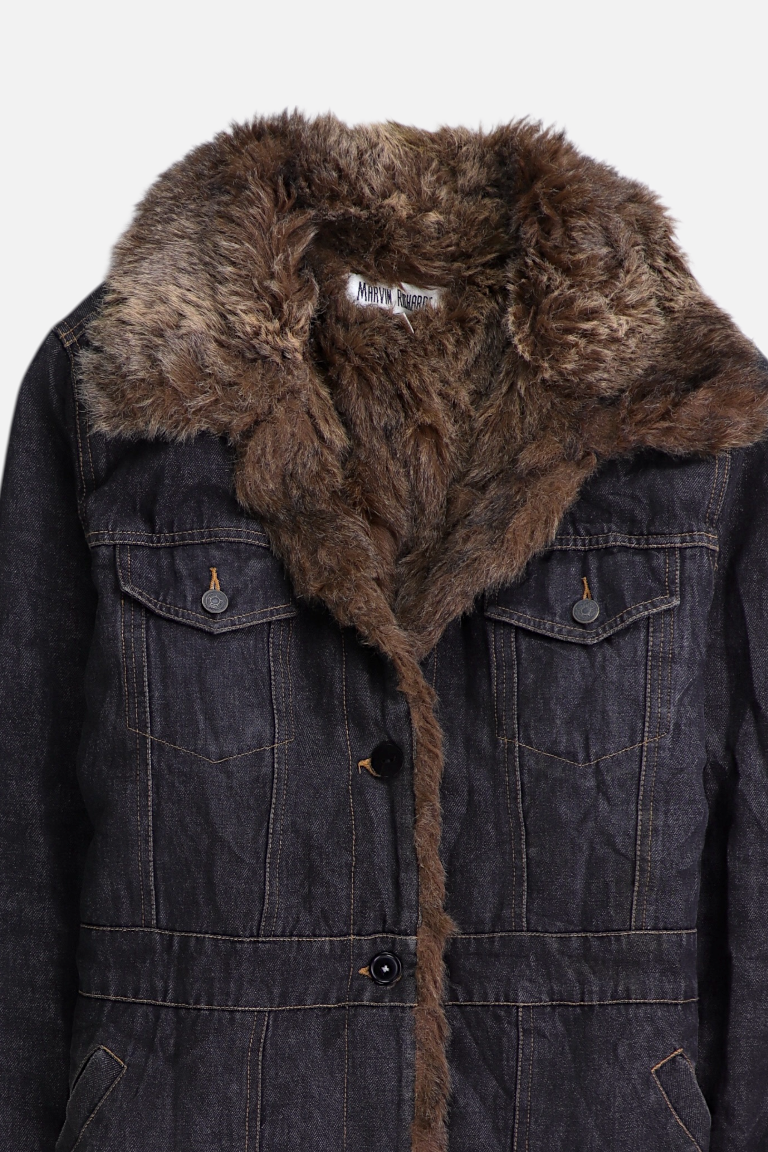 Chaqueta Sherpa Trucker Denim - Mujer - XL