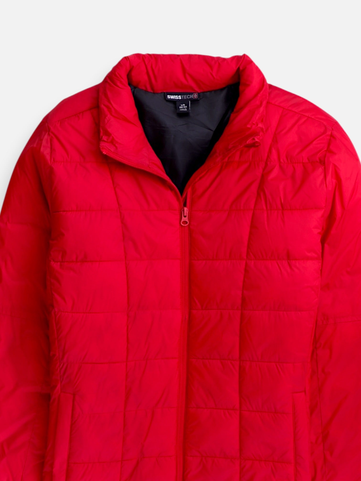 SwissTech Chaqueta Puffer Impermeable - Hombre - Large