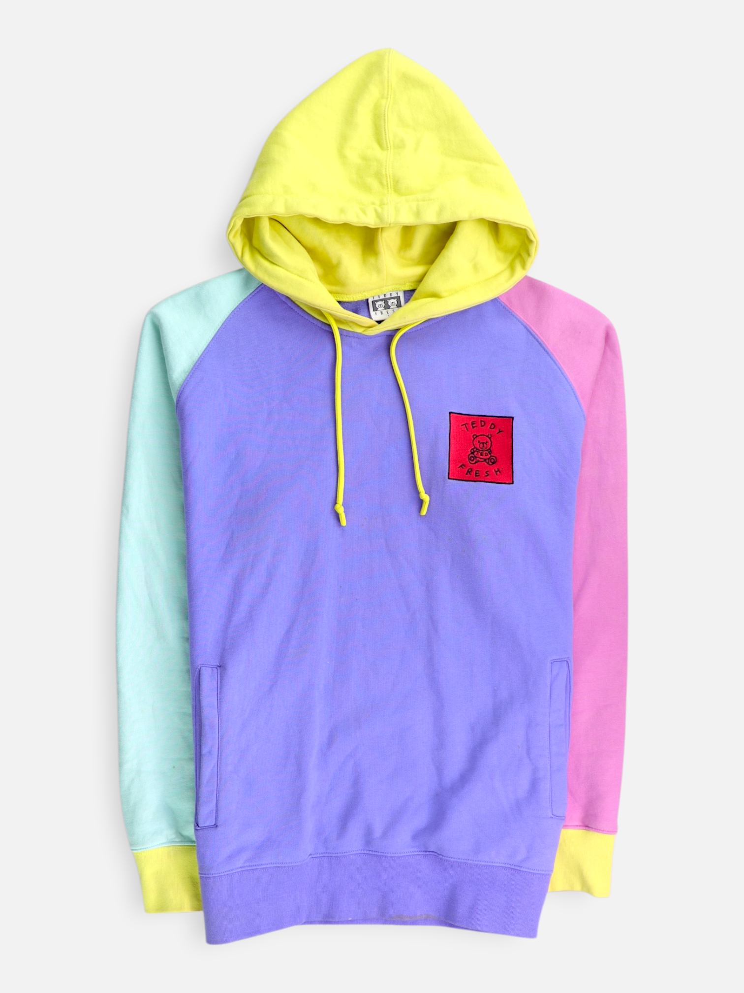 Sudadera Hoodie Color Block - Hombre - Large