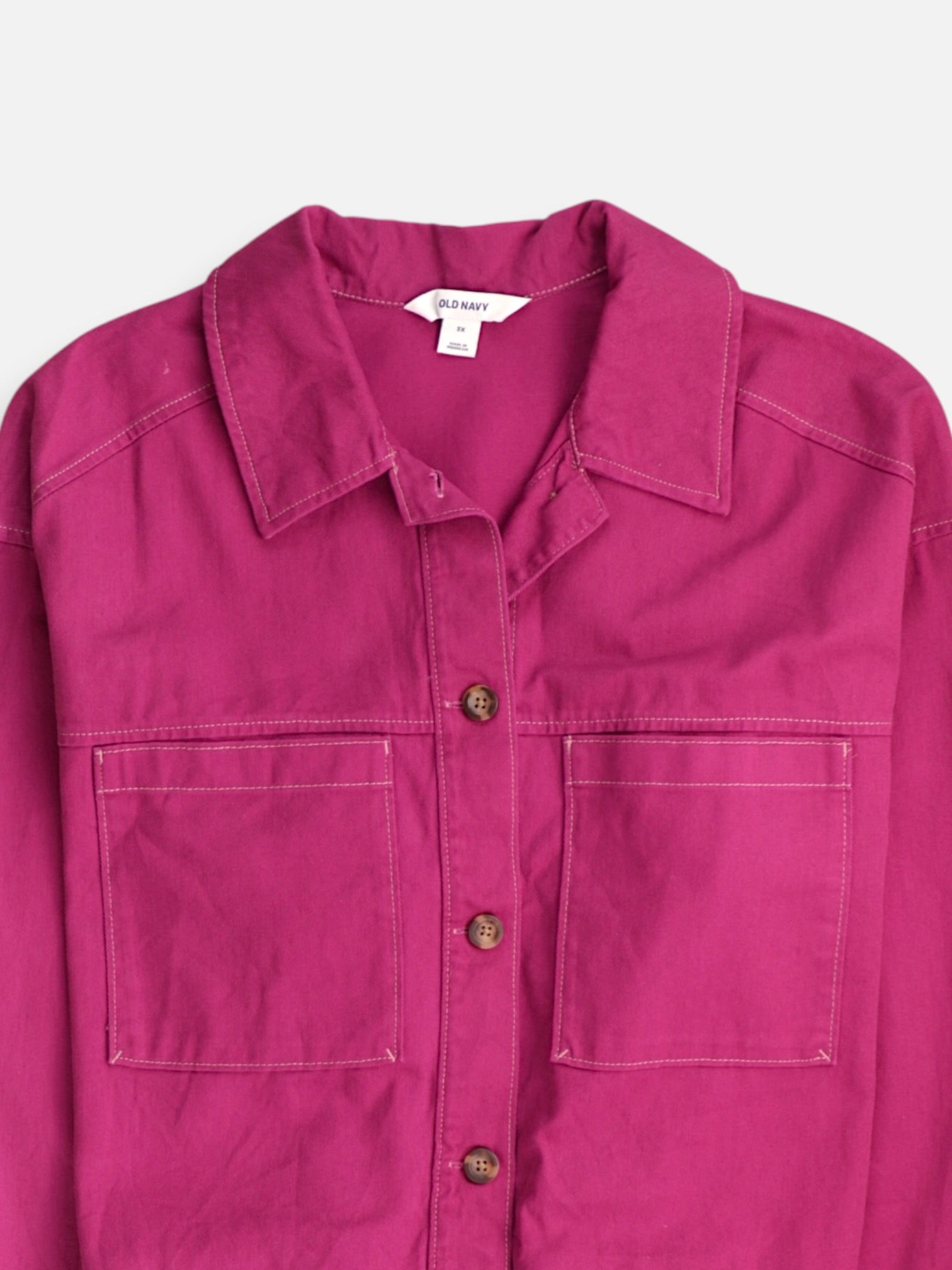 Old Navy Chaqueta Denim  Basic - Mujer - 3XL