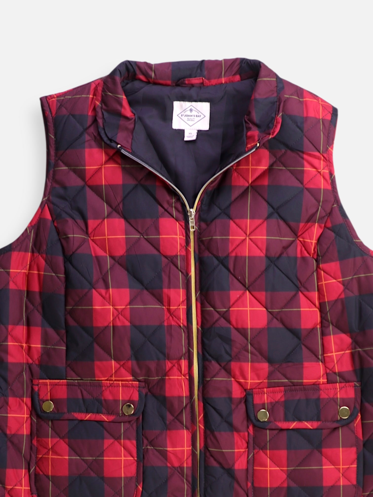 ST JOHNS BAY Chaleco Impermeable - Mujer - XL