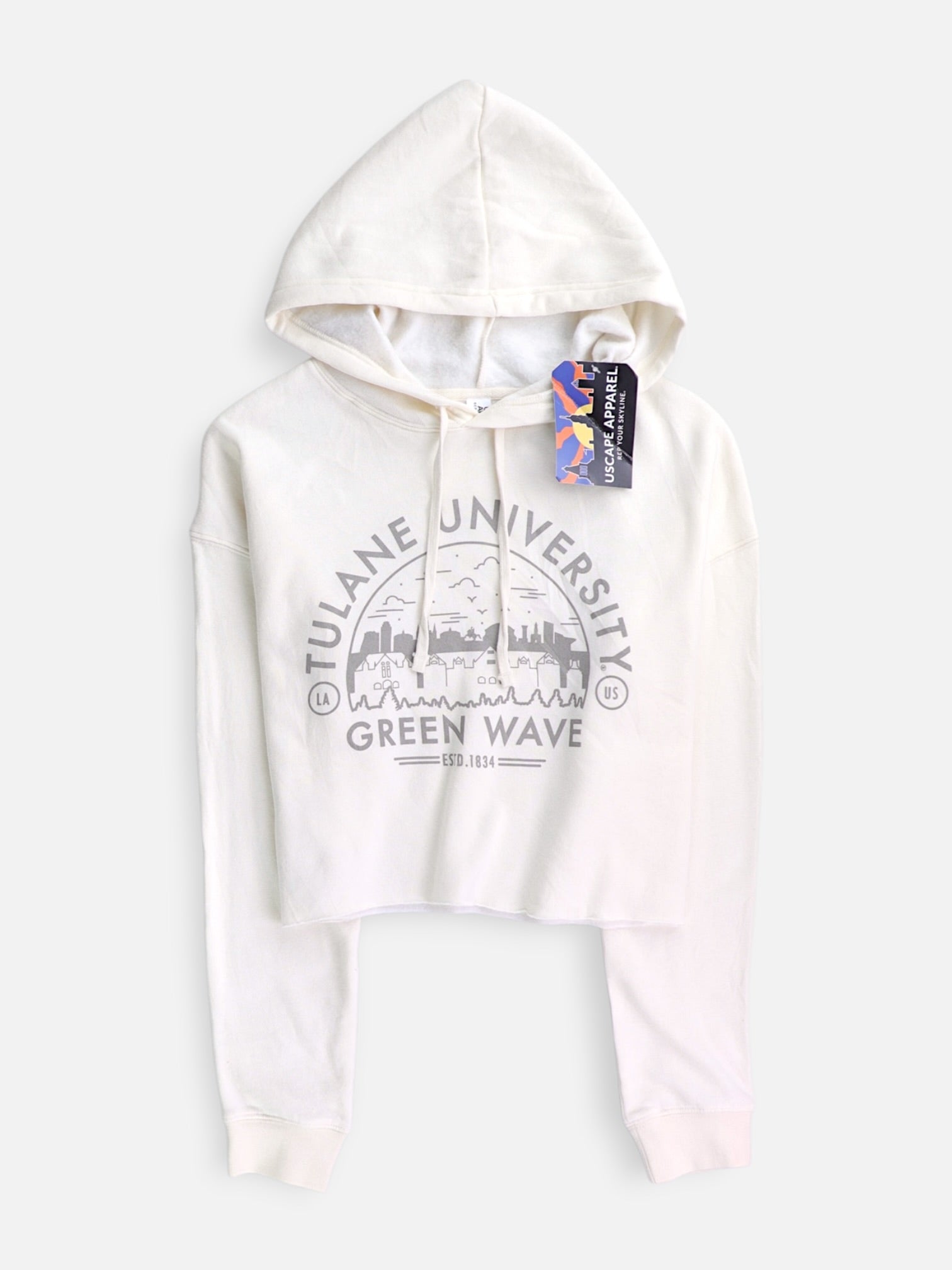 Sudadera Hoodie Crop Top - Mujer - Small