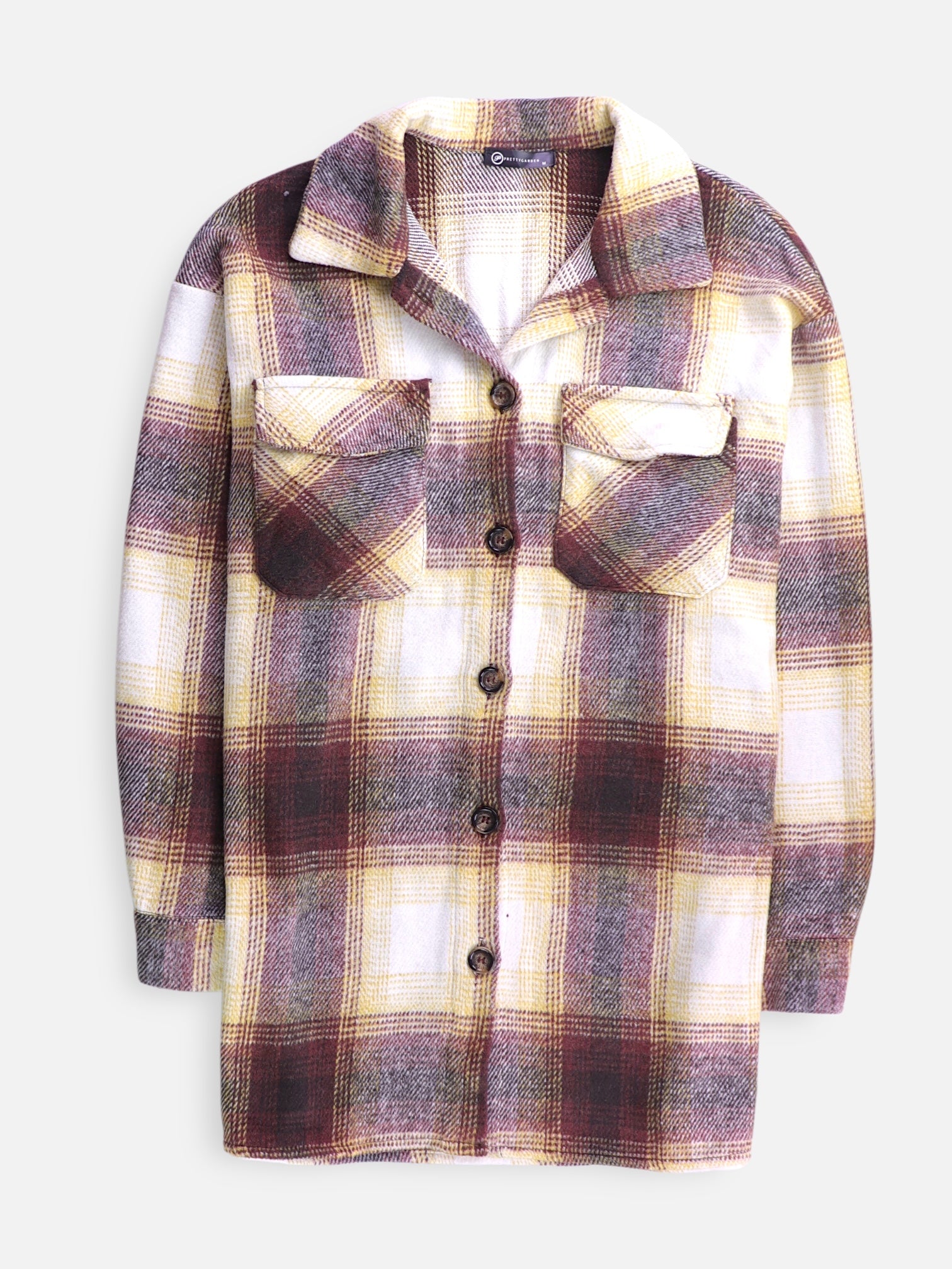 Chaqueta Sobrecamisa Color Block - Hombre - Medium