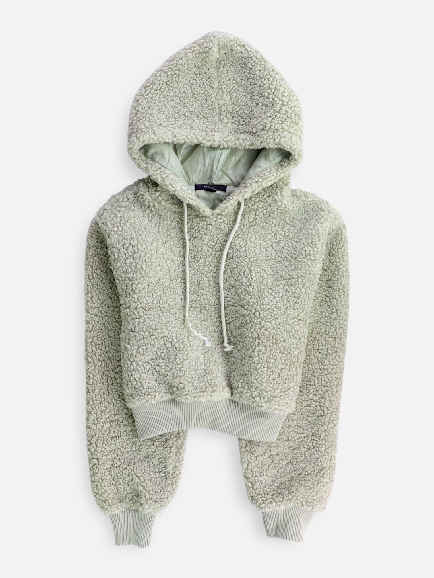 Forever 21 Sudadera Hoodie Teddy - Mujer - Small