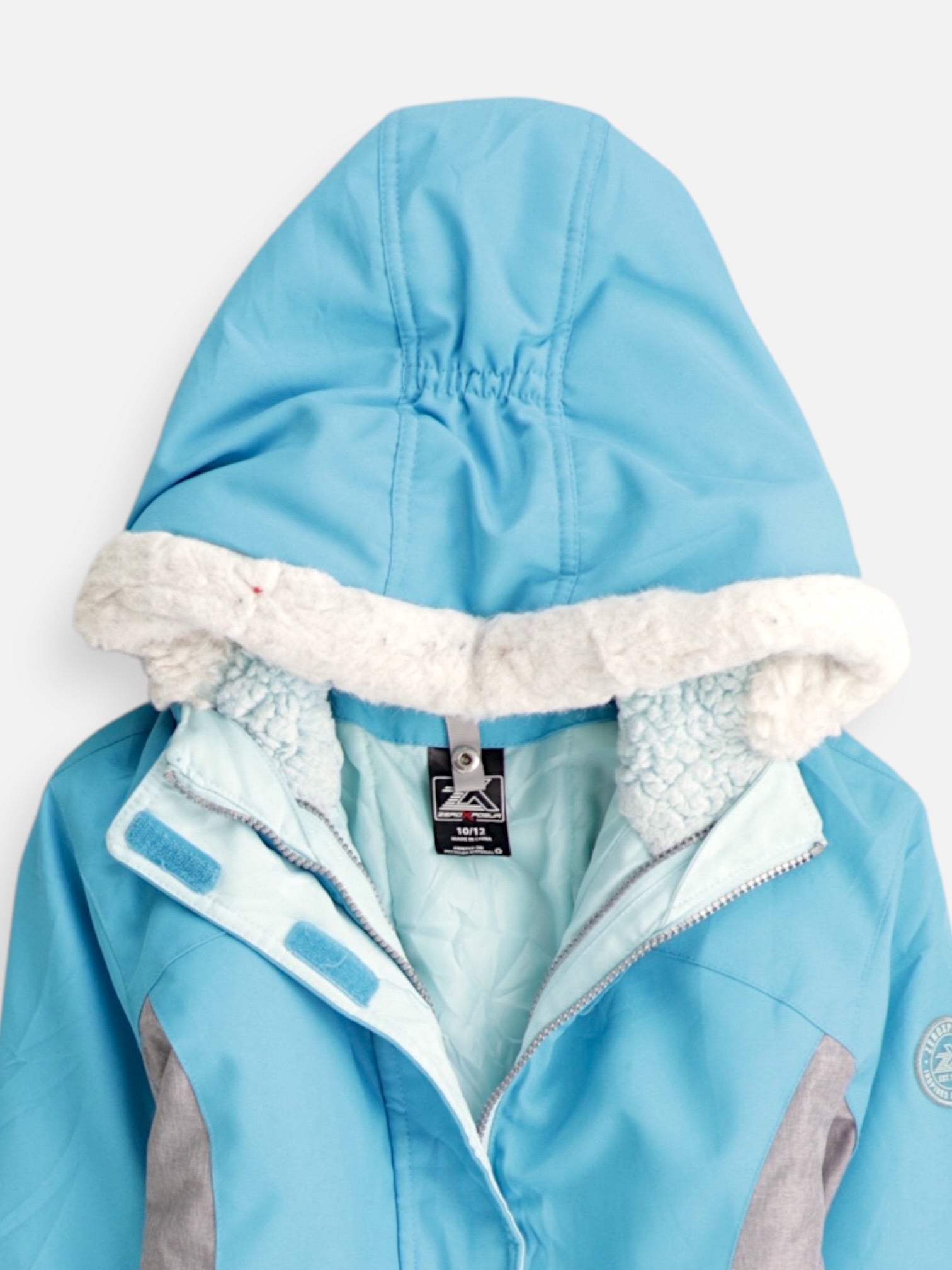 ZERO X POSUR Chaqueta Impermeable Color Block - Niña - N/A - 10-12Y (Años)