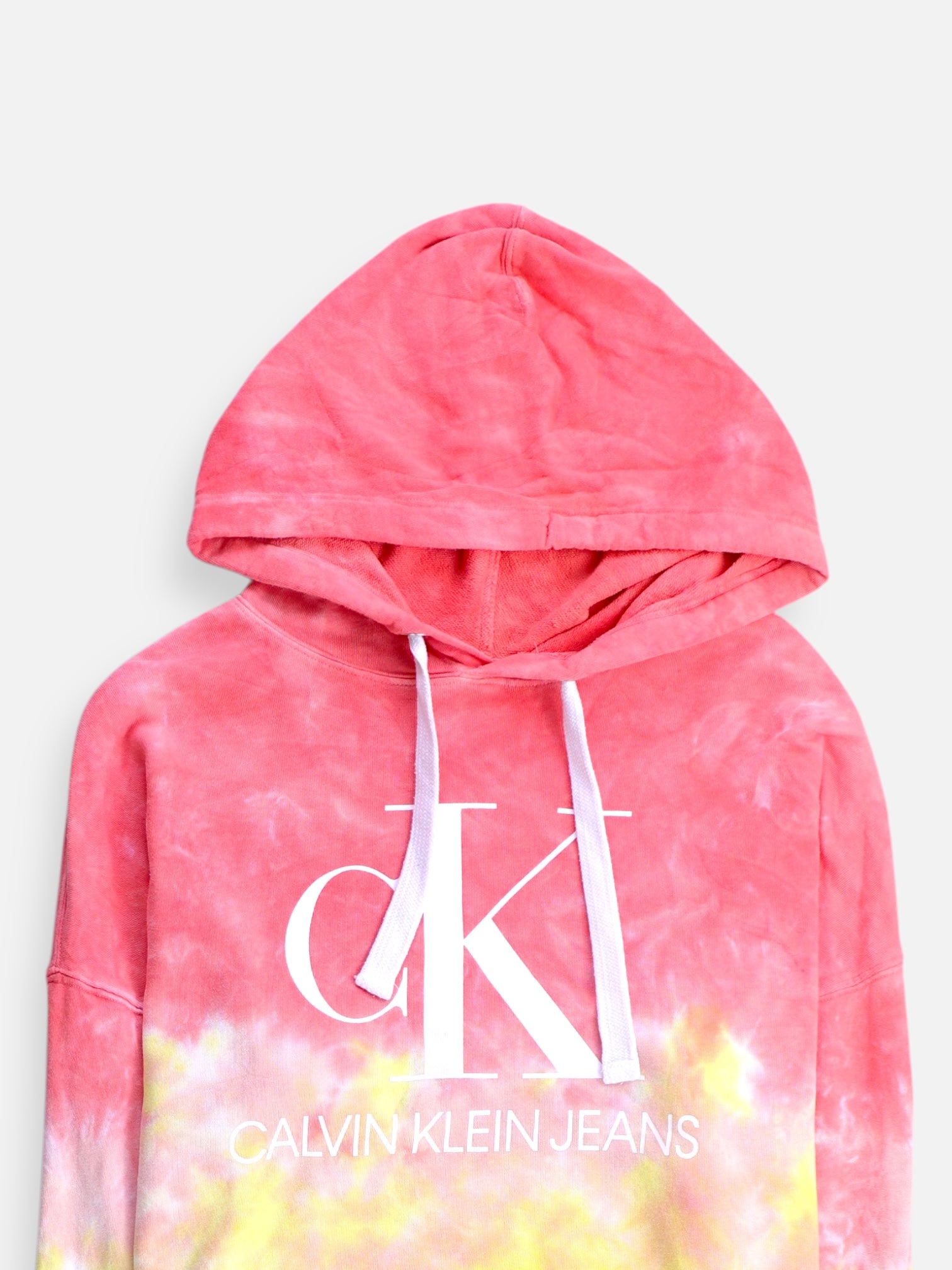 Calvin Klein Sudadera Hoodie Crop Top - Mujer - Small