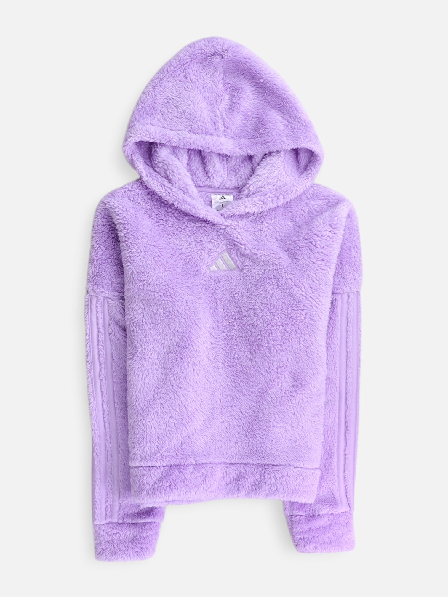 Adidas Sudadera Hoodie Teddy - Mujer - Large