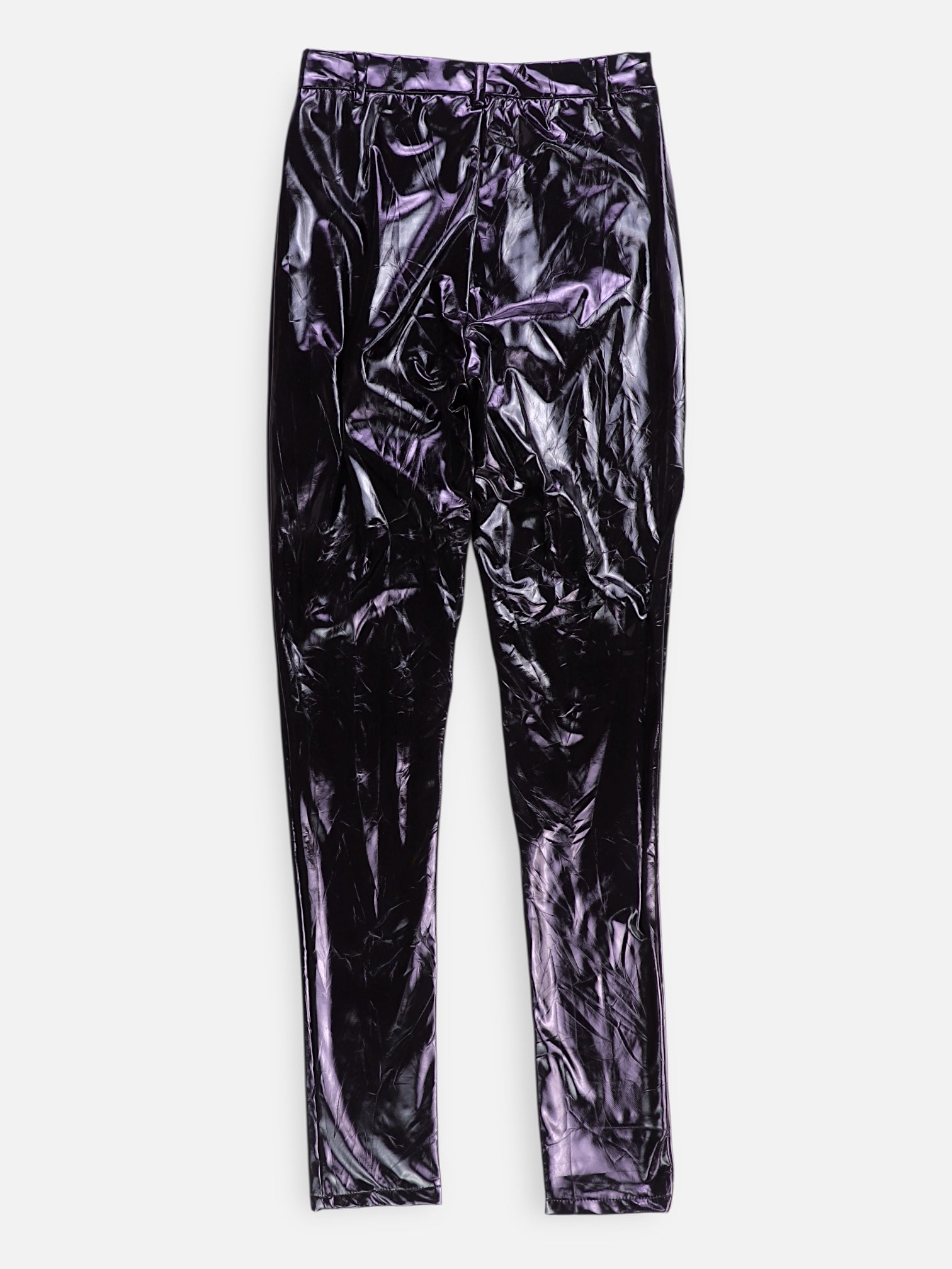 Pantalon Skinny Fit Cuero - Mujer - Small