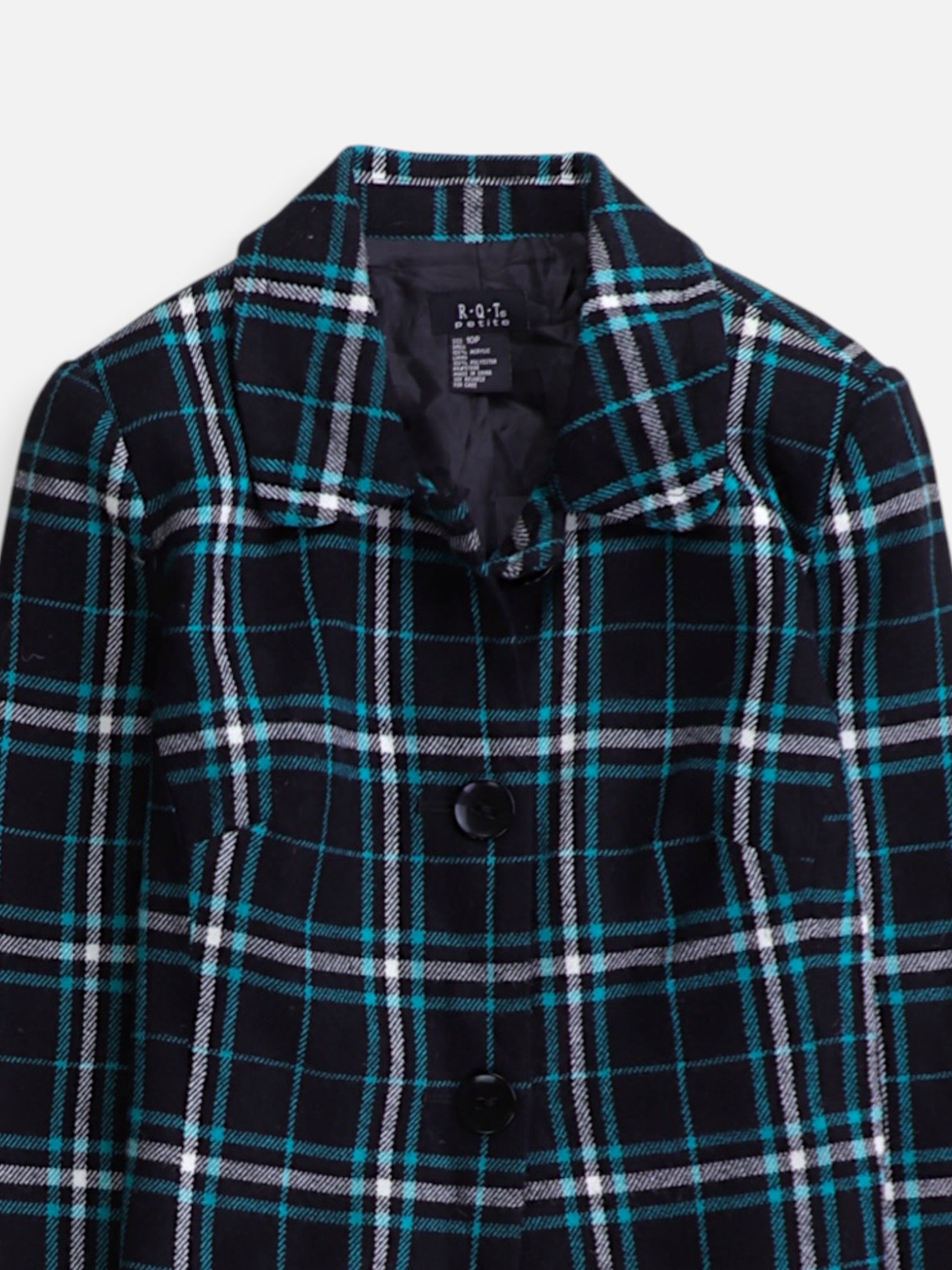 Chaqueta Casual Plaid Types - Mujer - 10 Petite