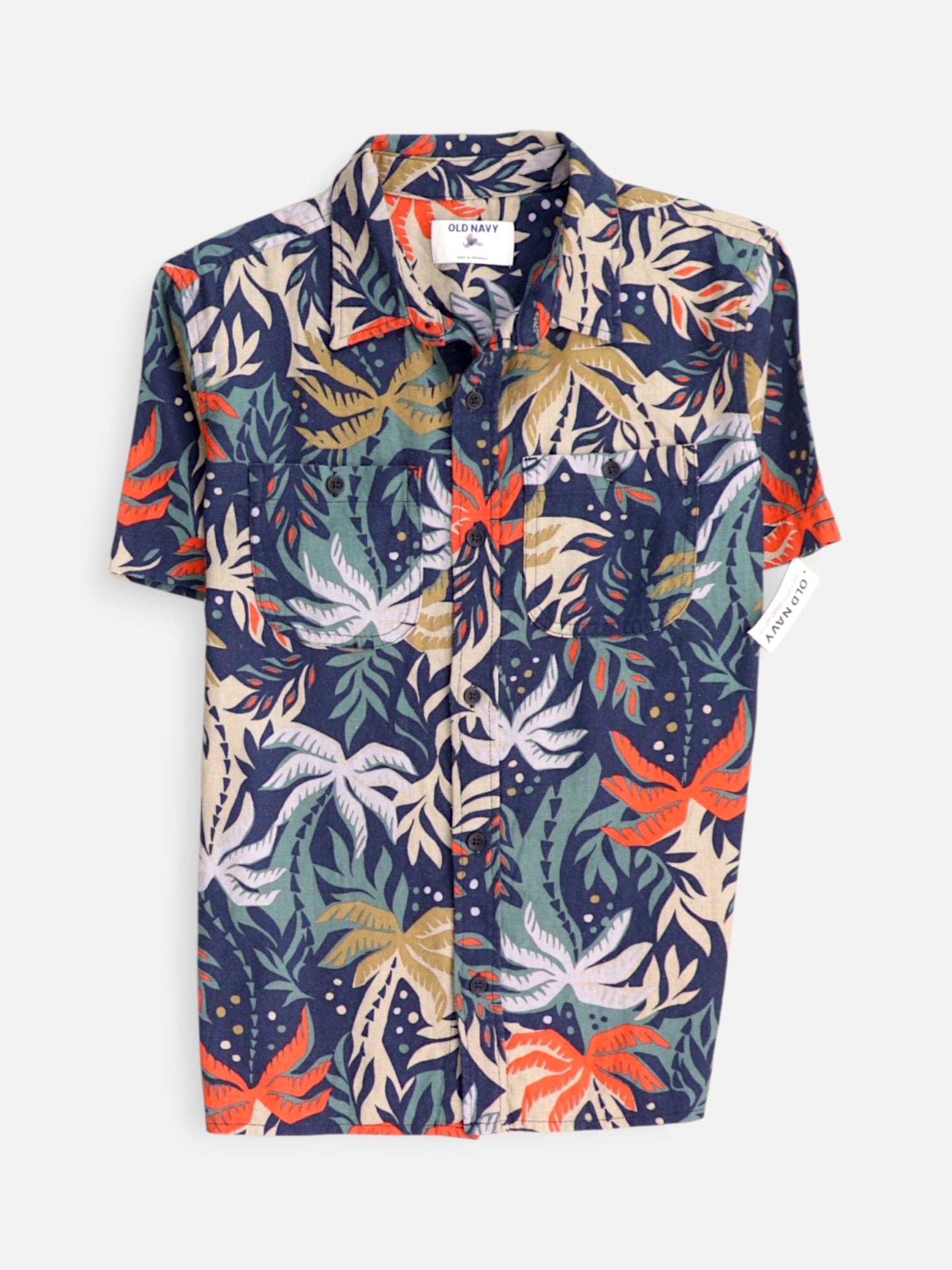Old Navy Camisa Verano - Niño - Large - 10-12Y (Años)