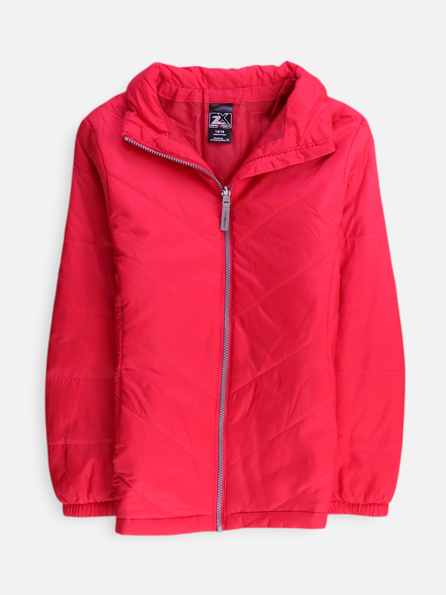ZERO X POSUR Chaqueta Puffer Impermeable - Niña - Small - 14-16Y (Años)