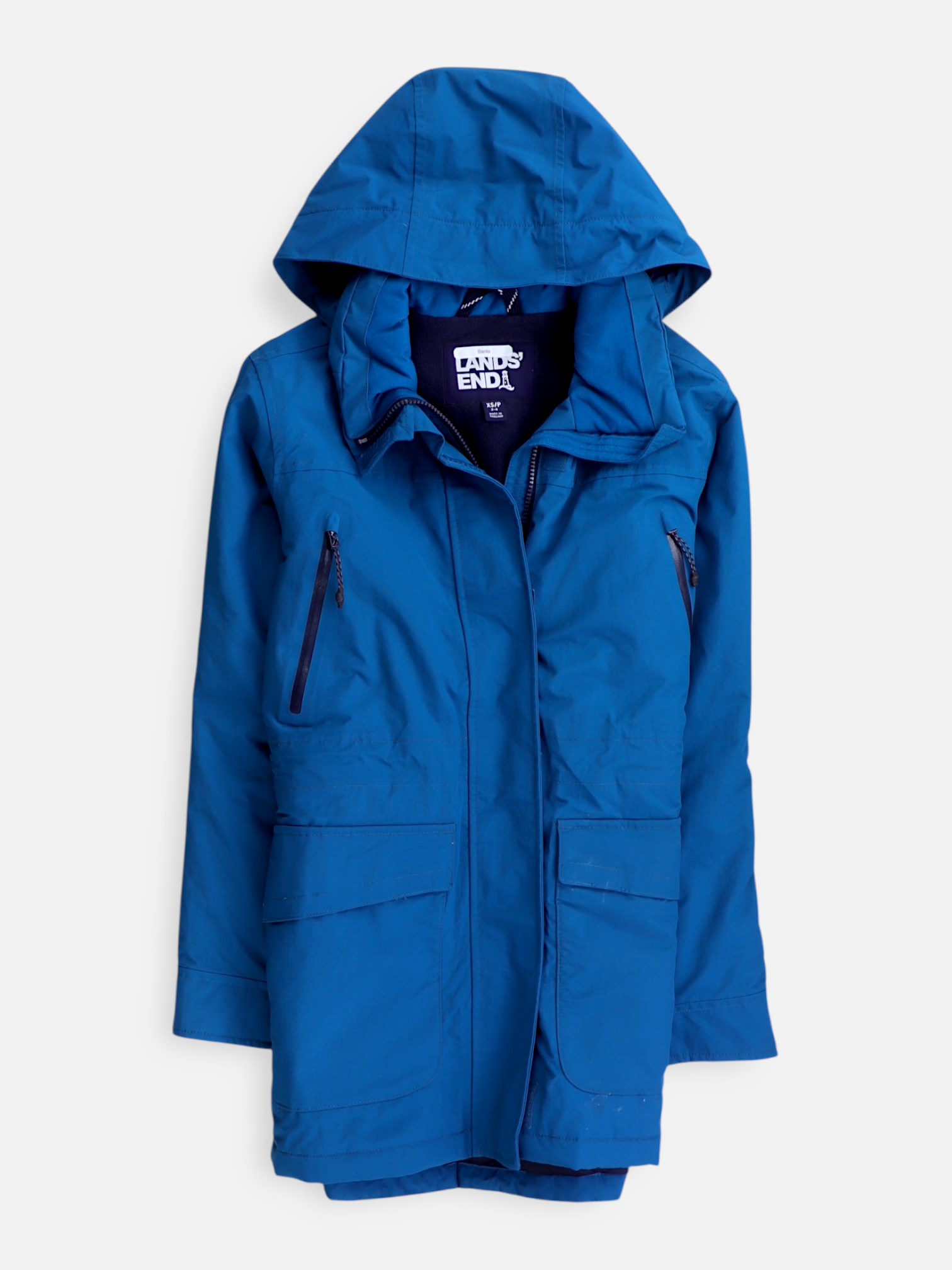 LANDS END Chaqueta Impermeable Cazadora - Mujer - XS PETITE