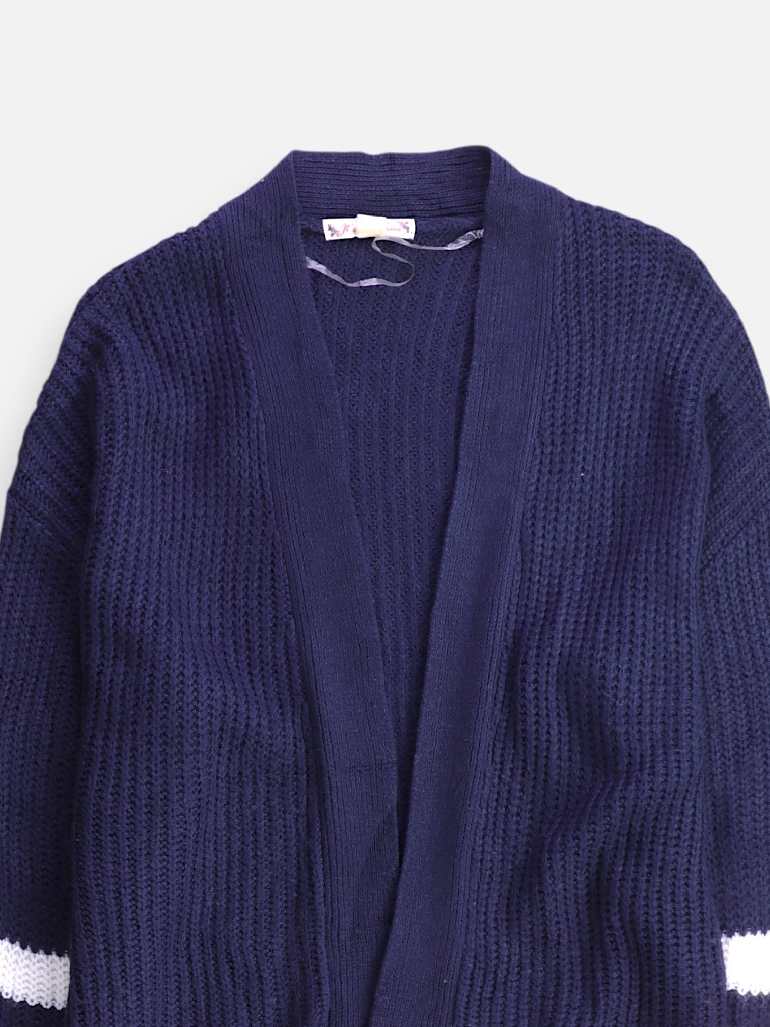 Sueter Cardigan Color Block - Mujer - XL