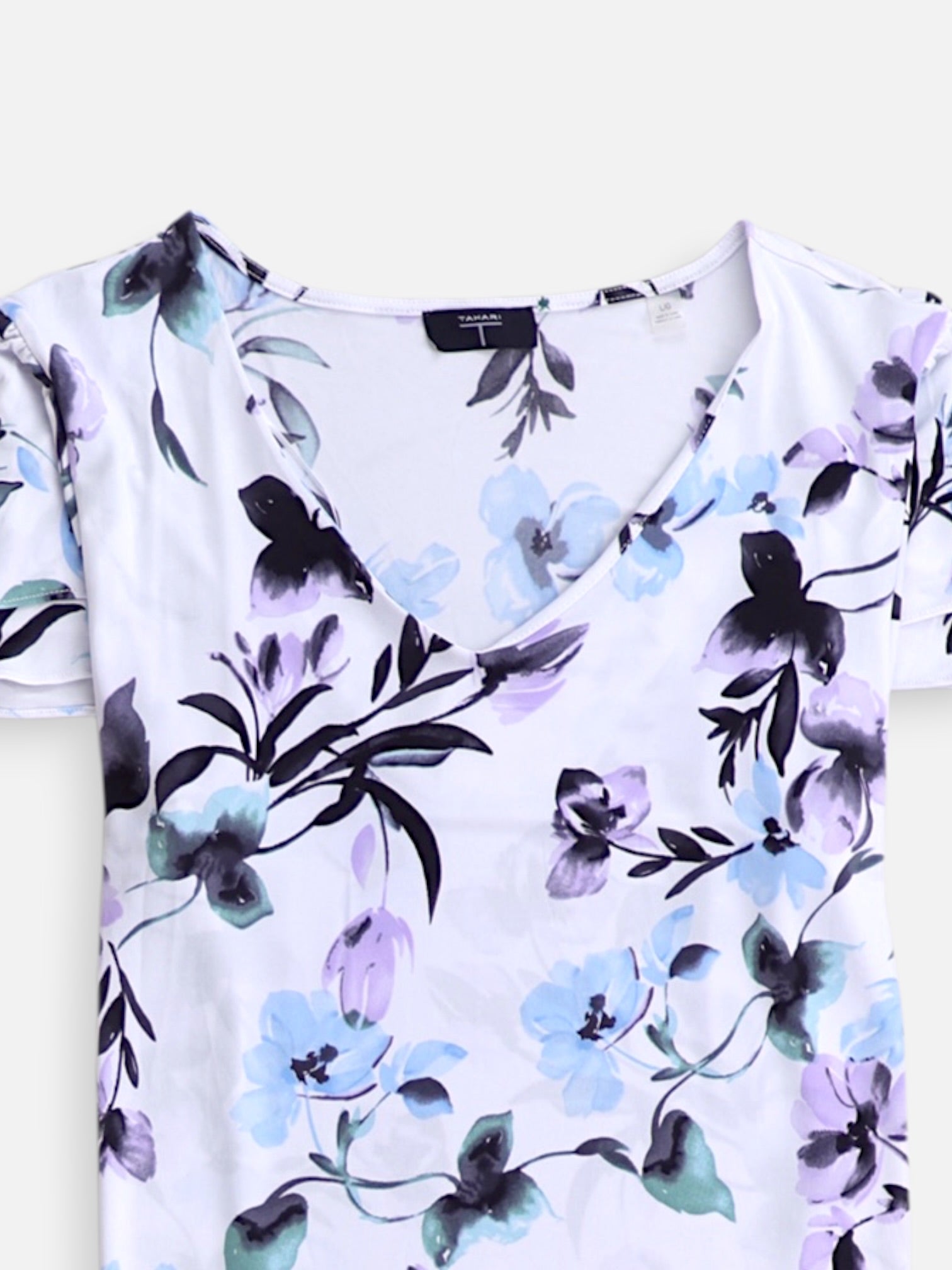TAHARI Blusa Casual - Mujer - Large
