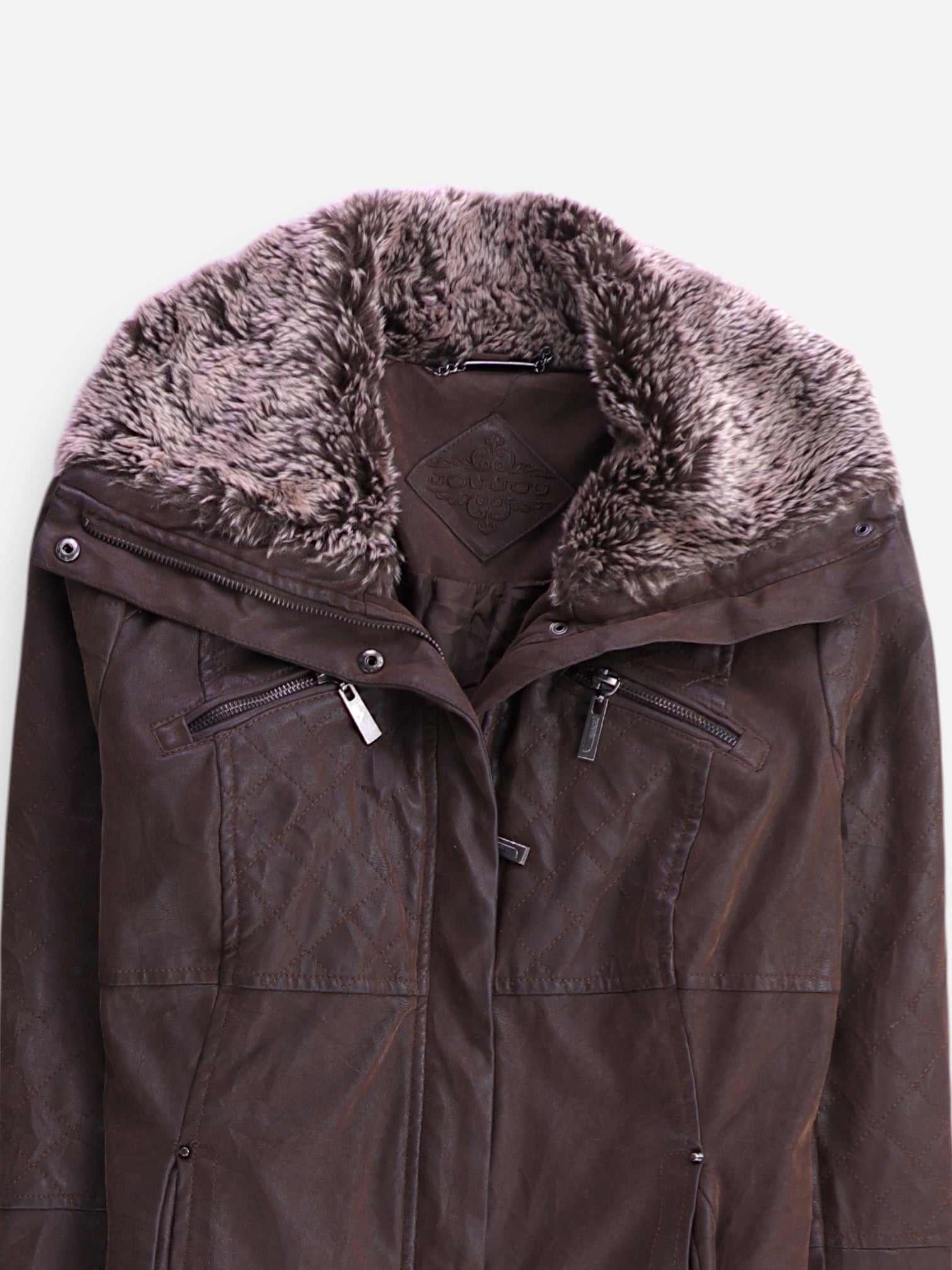 Chaqueta Casual Cuero - Mujer - XL