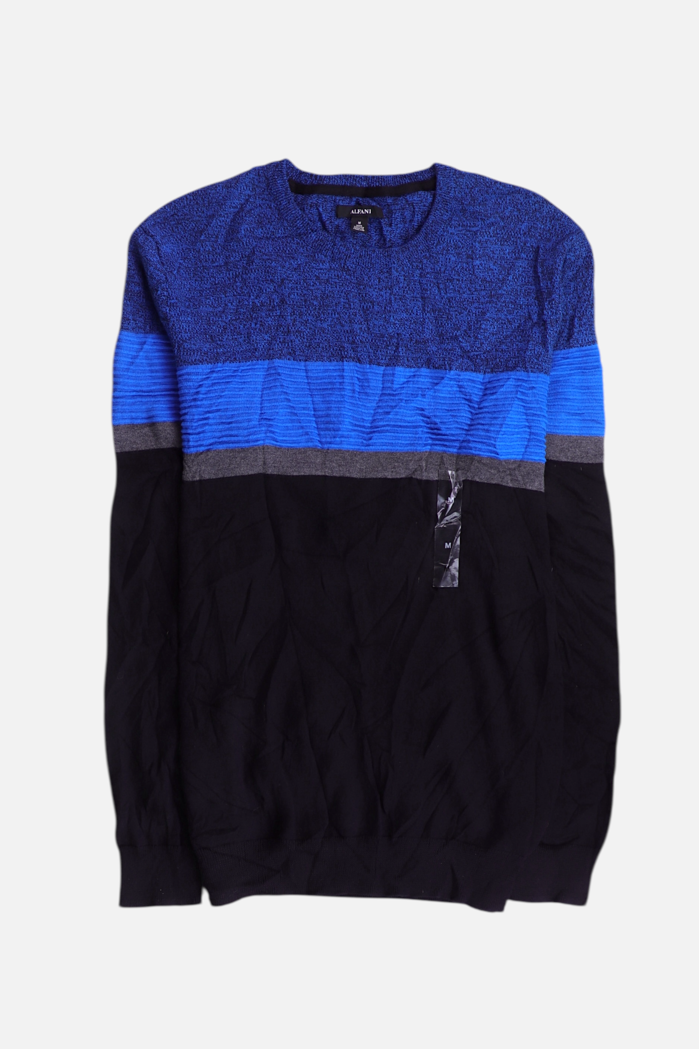 ALFANI Sueter Casual Color Block - Hombre - Medium