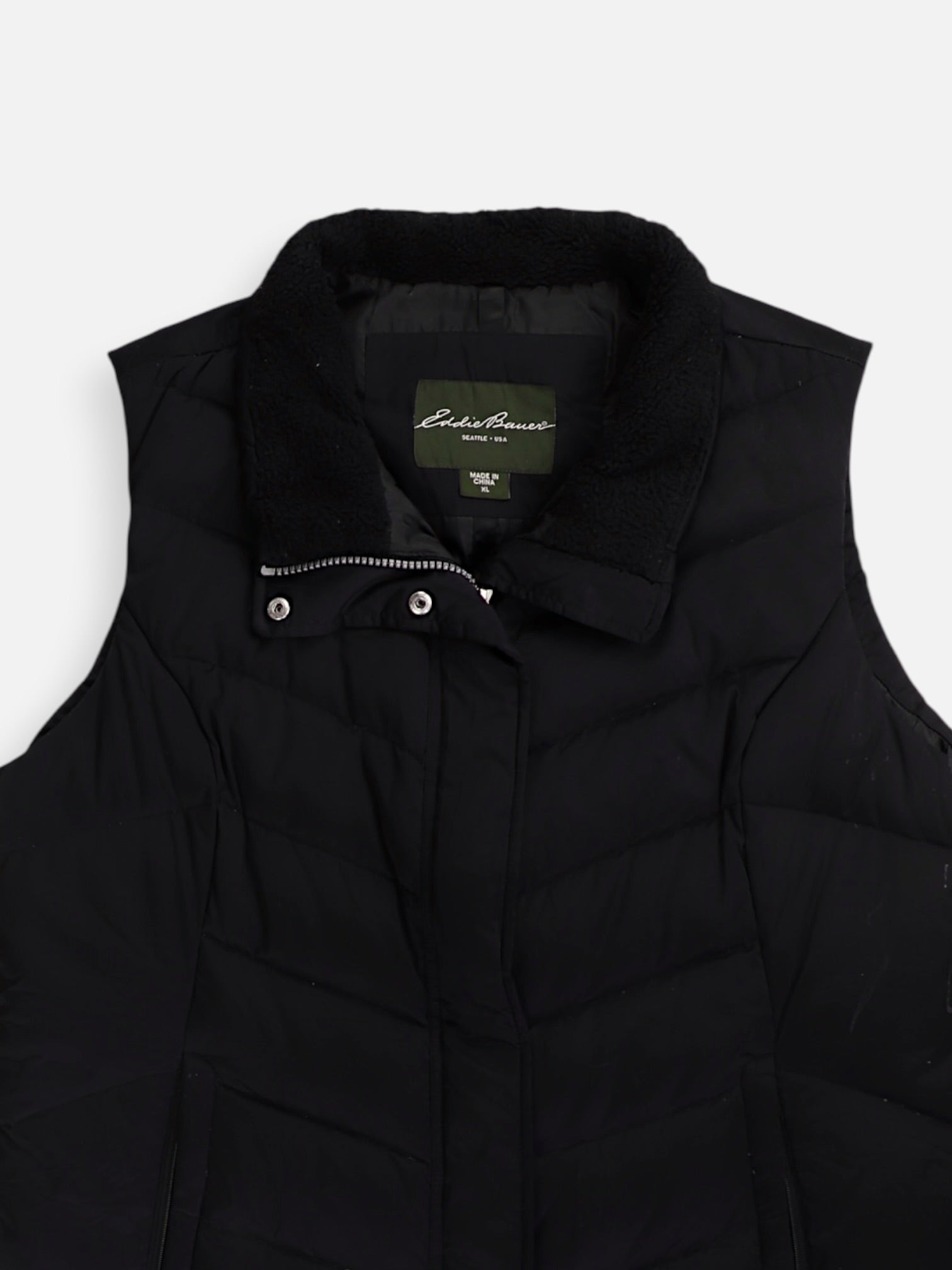 Eddie Bauer Chaleco Puffer - Mujer - XL