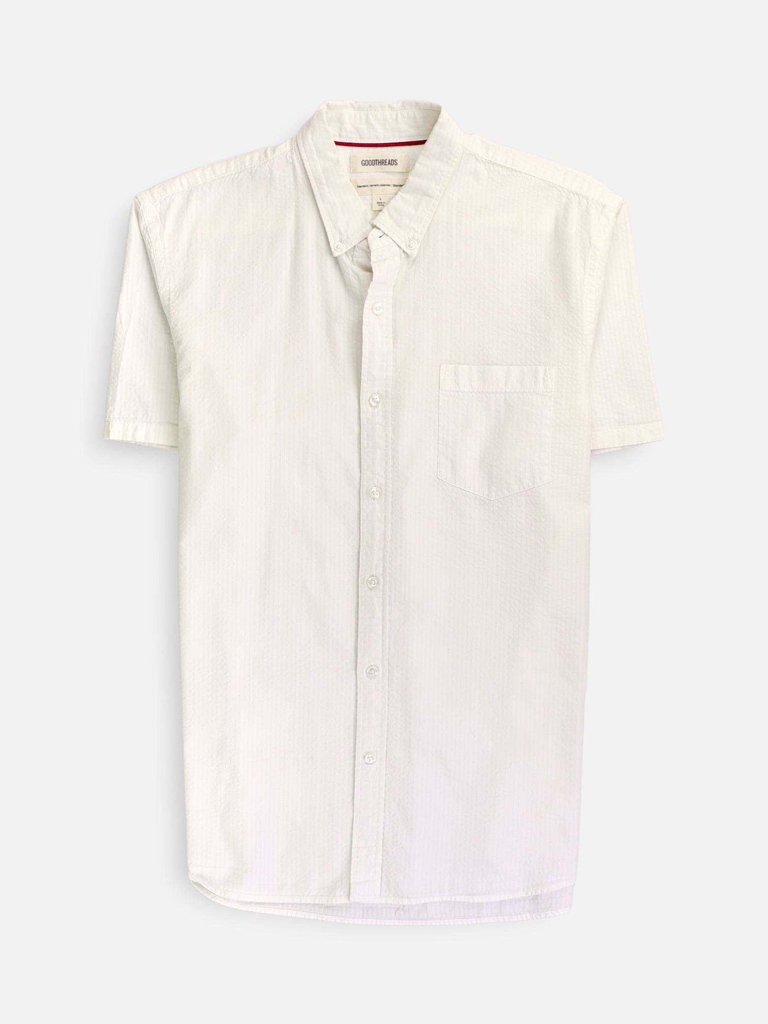 GOODTHREADS Camisa Casual - Hombre - Large