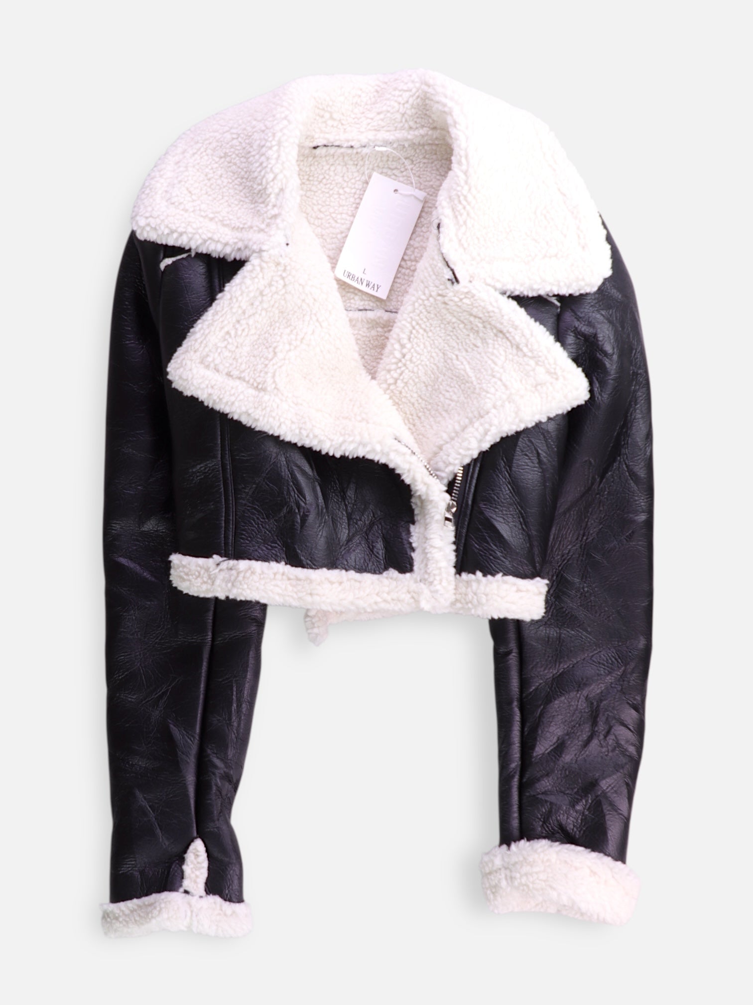 Chaqueta Aviator Cuero - Mujer - Large