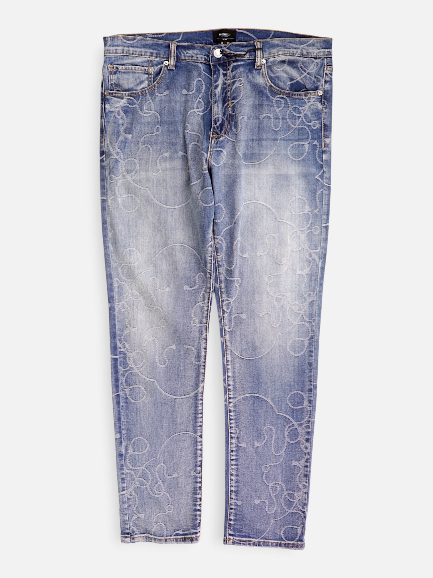Forever 21 Jean Skinny Fit Denim - Hombre - 36'