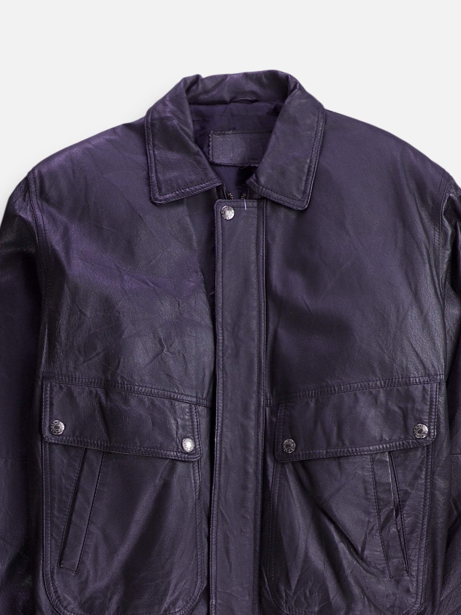Chaqueta Cuero Basic - Hombre - Small