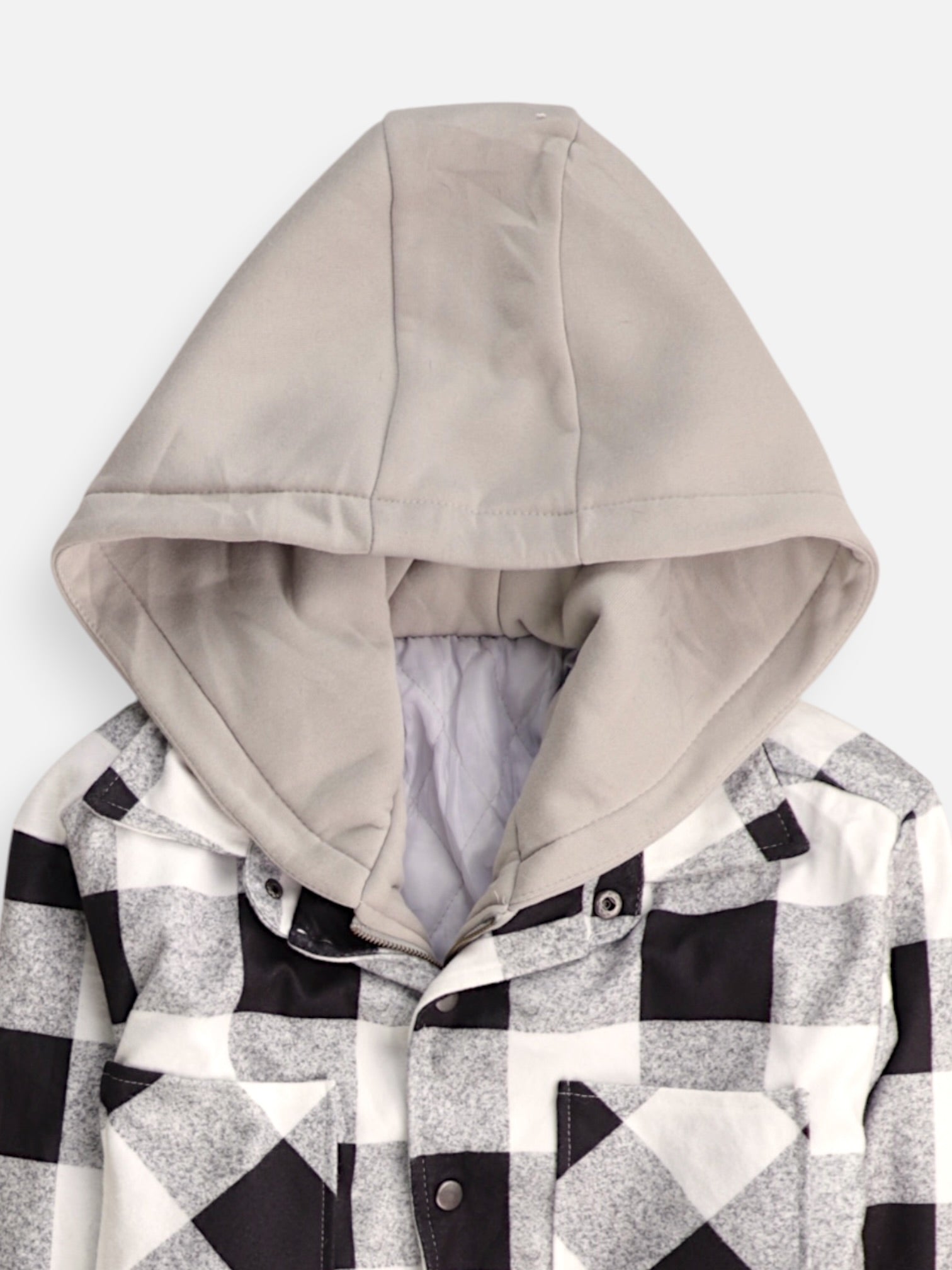 Chaqueta Sobrecamisa Color Block - Hombre - Medium