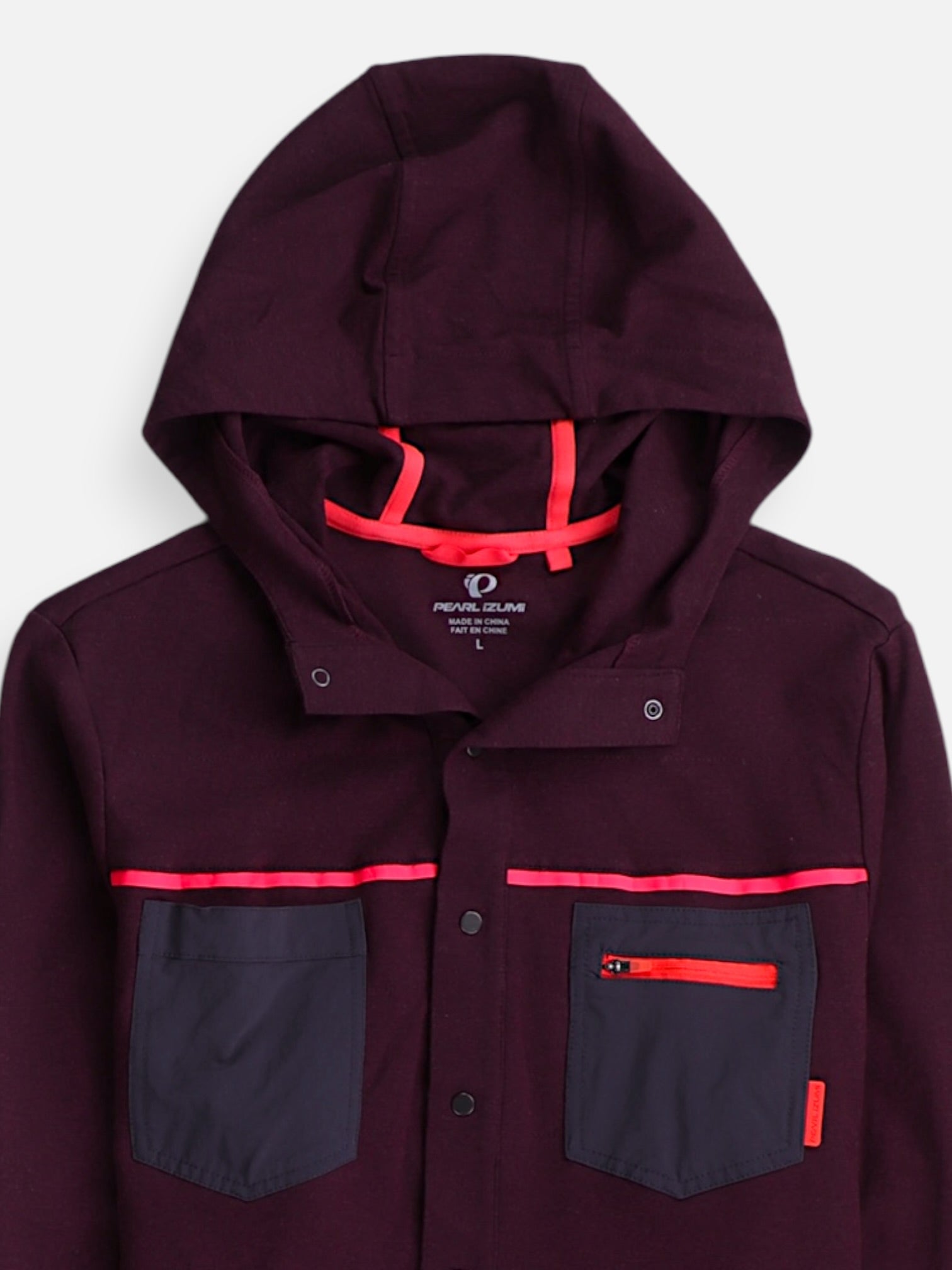 Sudadera Fleece Color Block - Hombre - Large