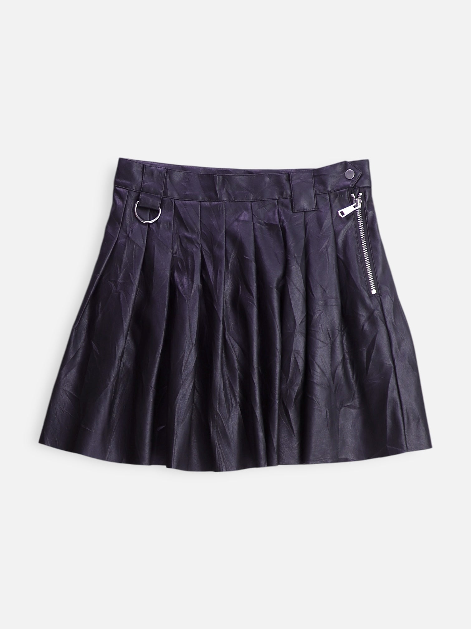Falda Cuero - Mujer - Small