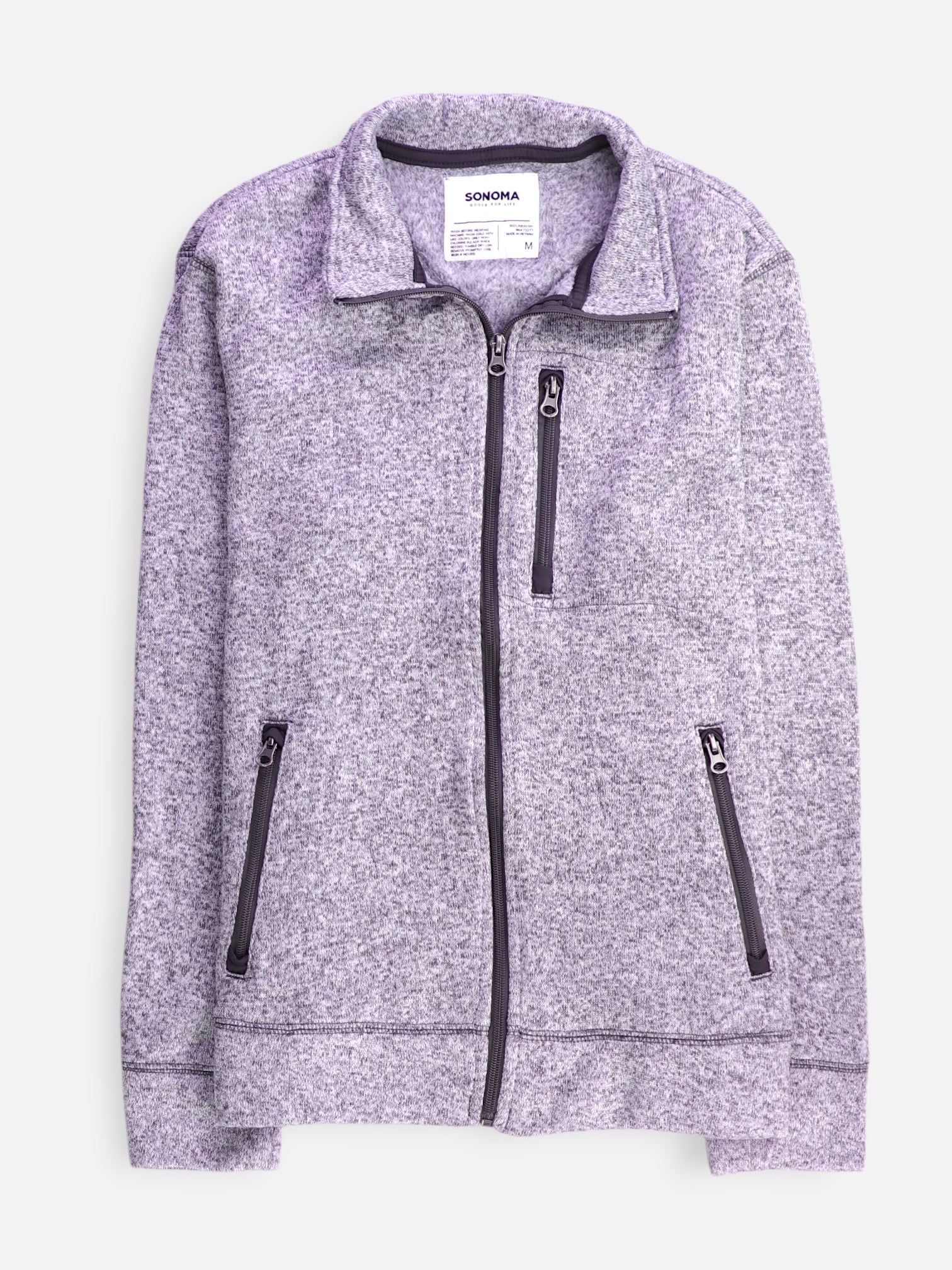 SONOMA Sudadera Fleece Basic - Hombre - Medium