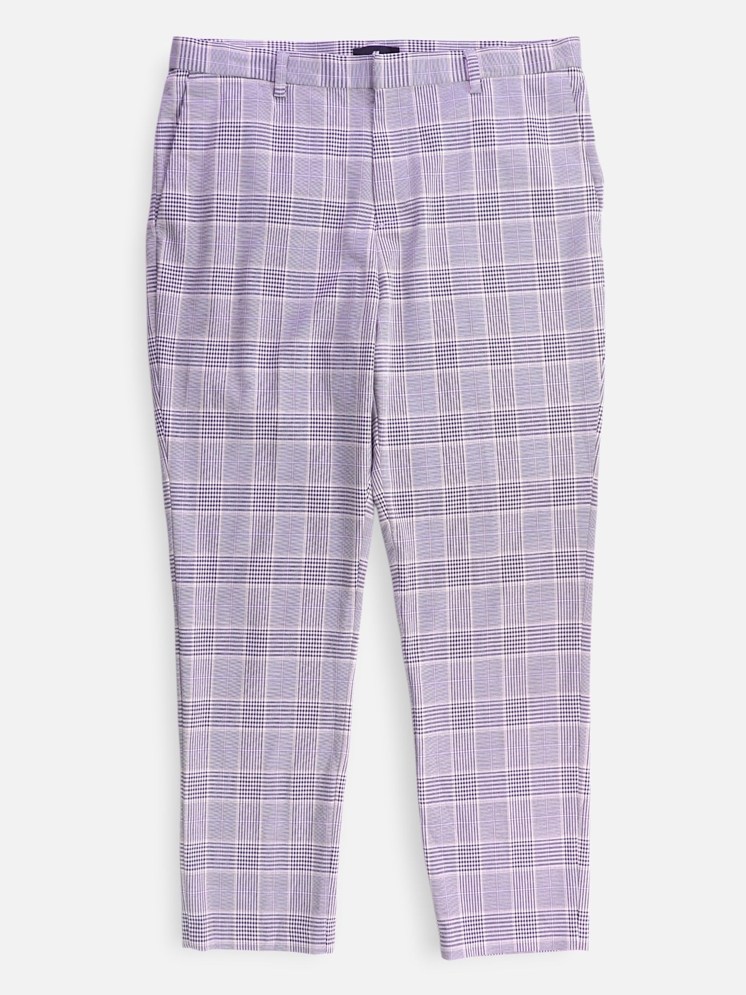H&M Pantalon Regular Fit Plaid Types - Hombre - 33