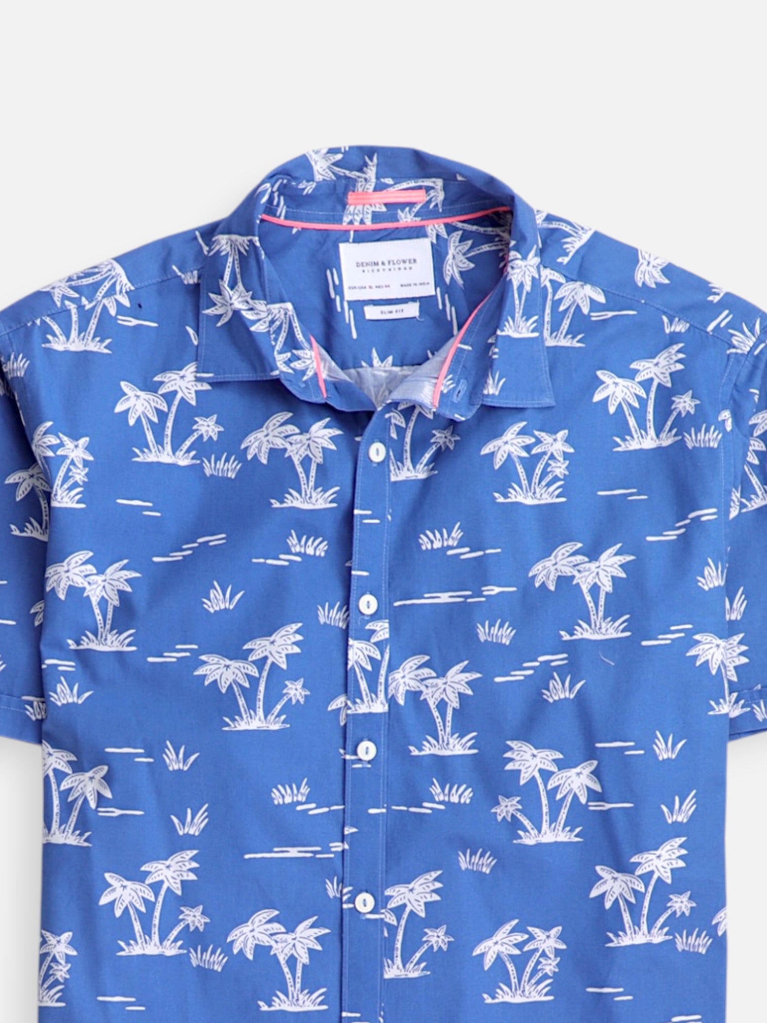 DENIM & FLOWER Camisa Verano - Hombre - XL