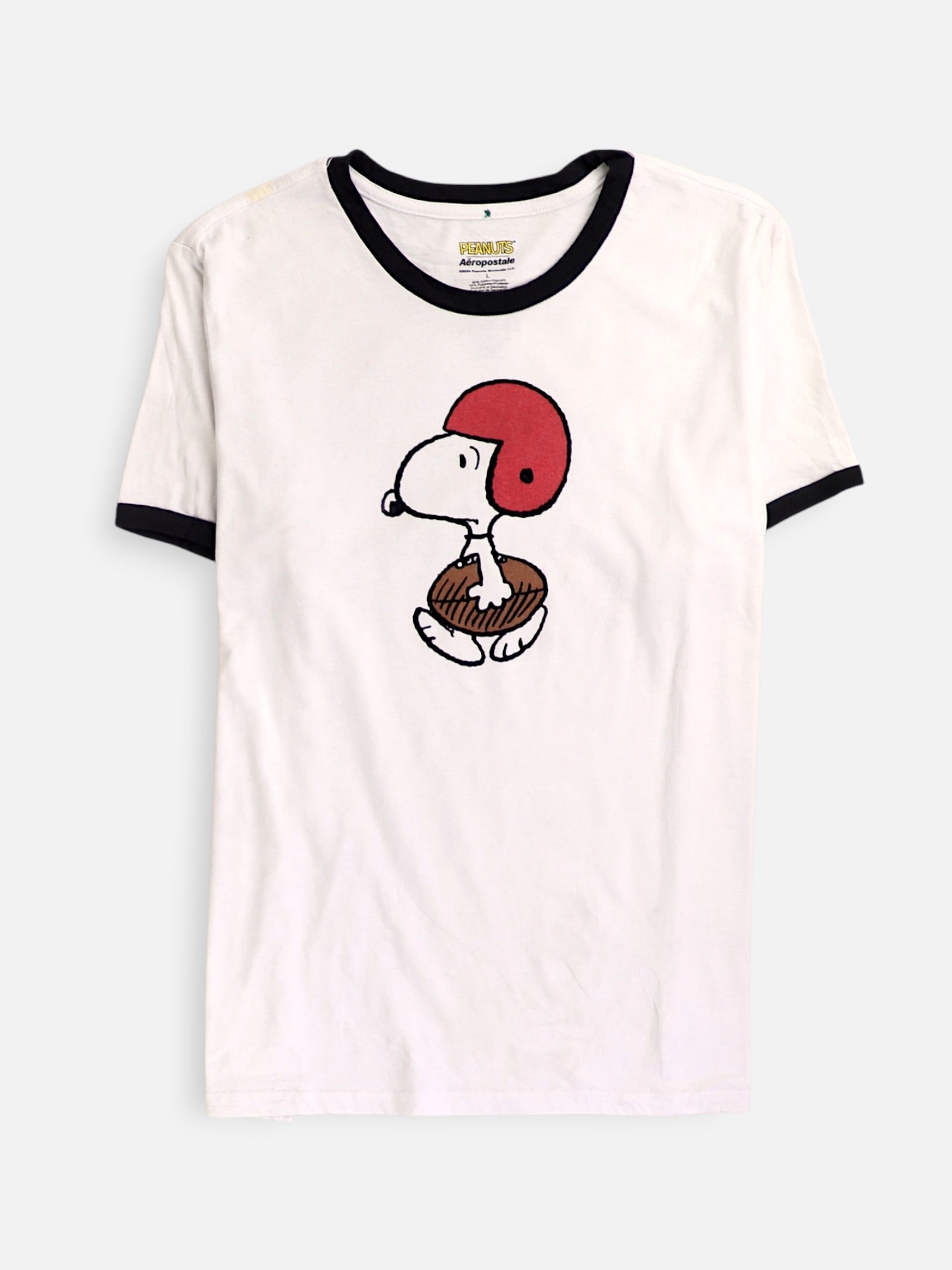 PEANUTS Camiseta Grafica - Mujer - Large