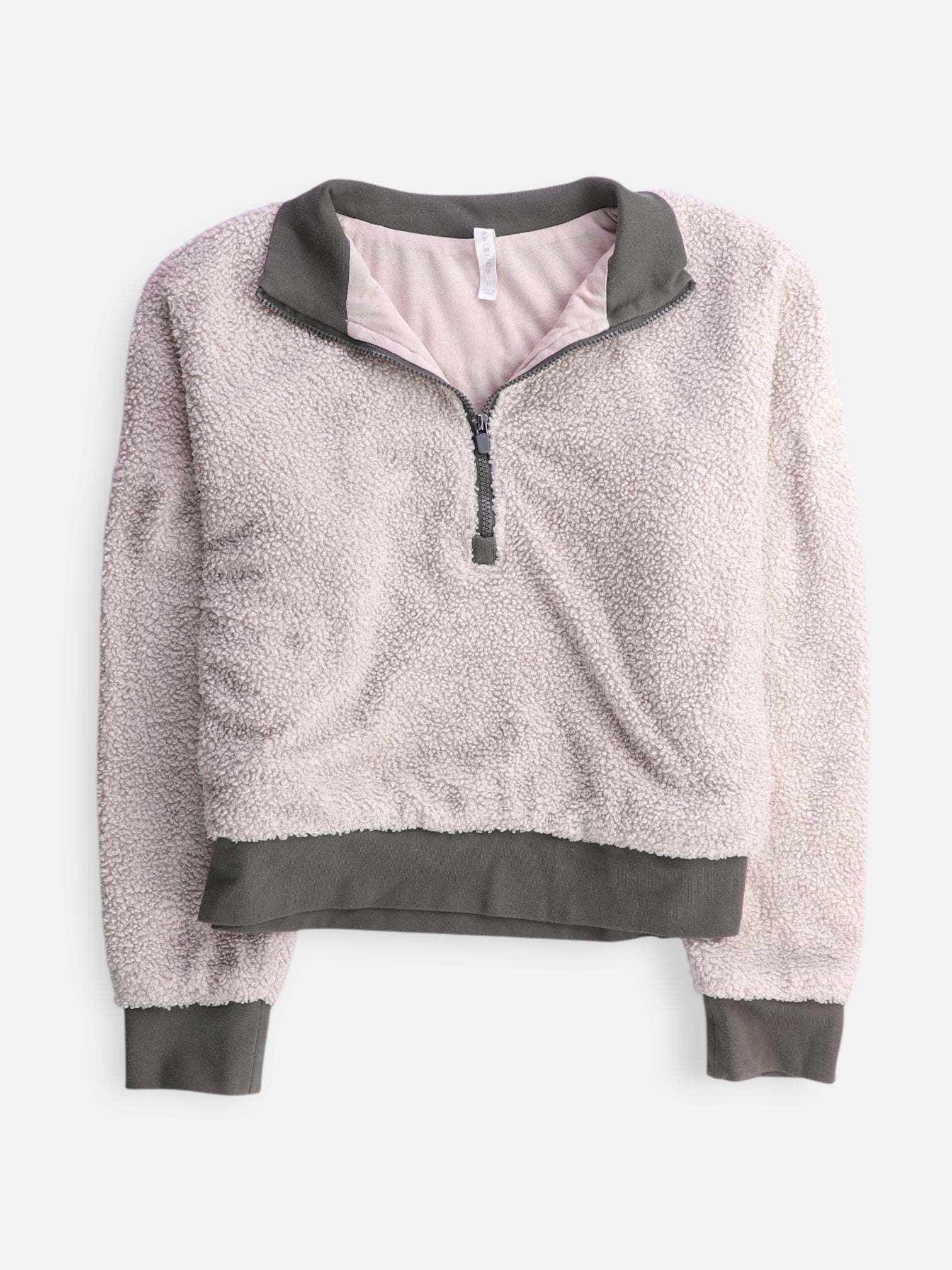Sueter Fleece Crop Top - Mujer - Medium