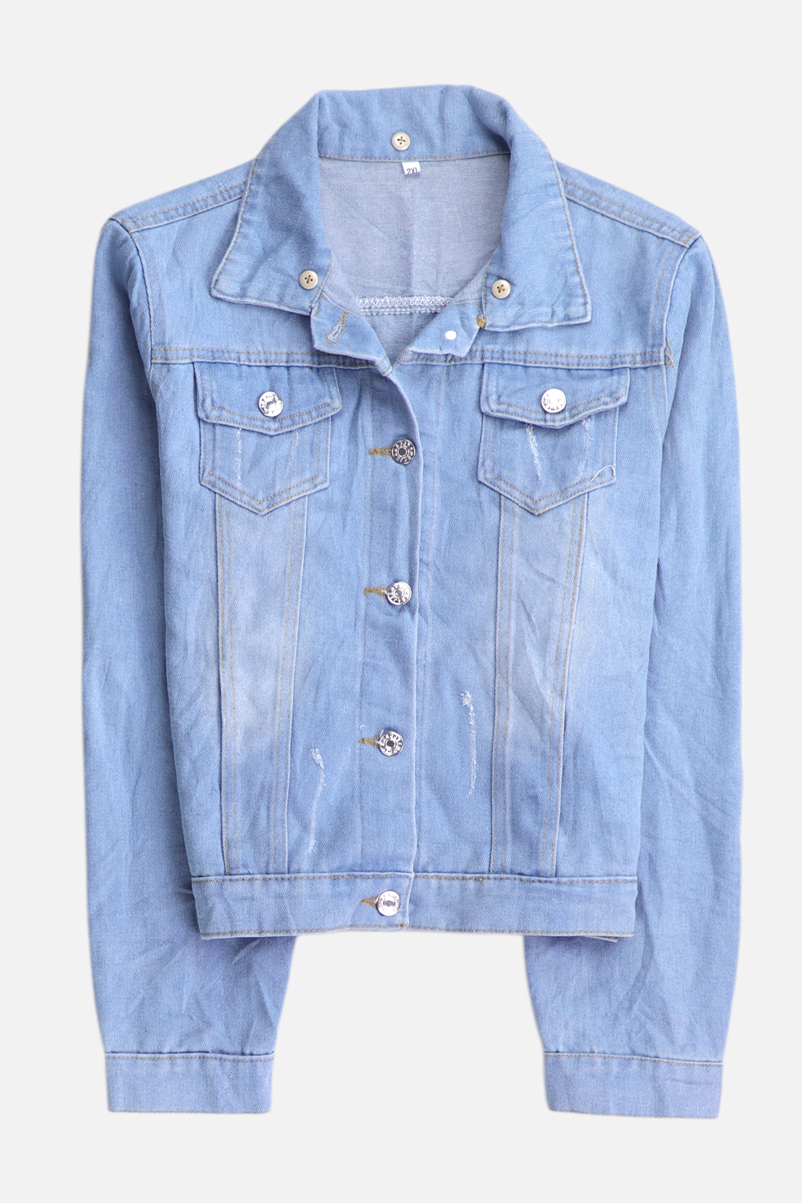 Chaqueta Denim  Basic - Niña - 2XL - 12-13Y (Años)