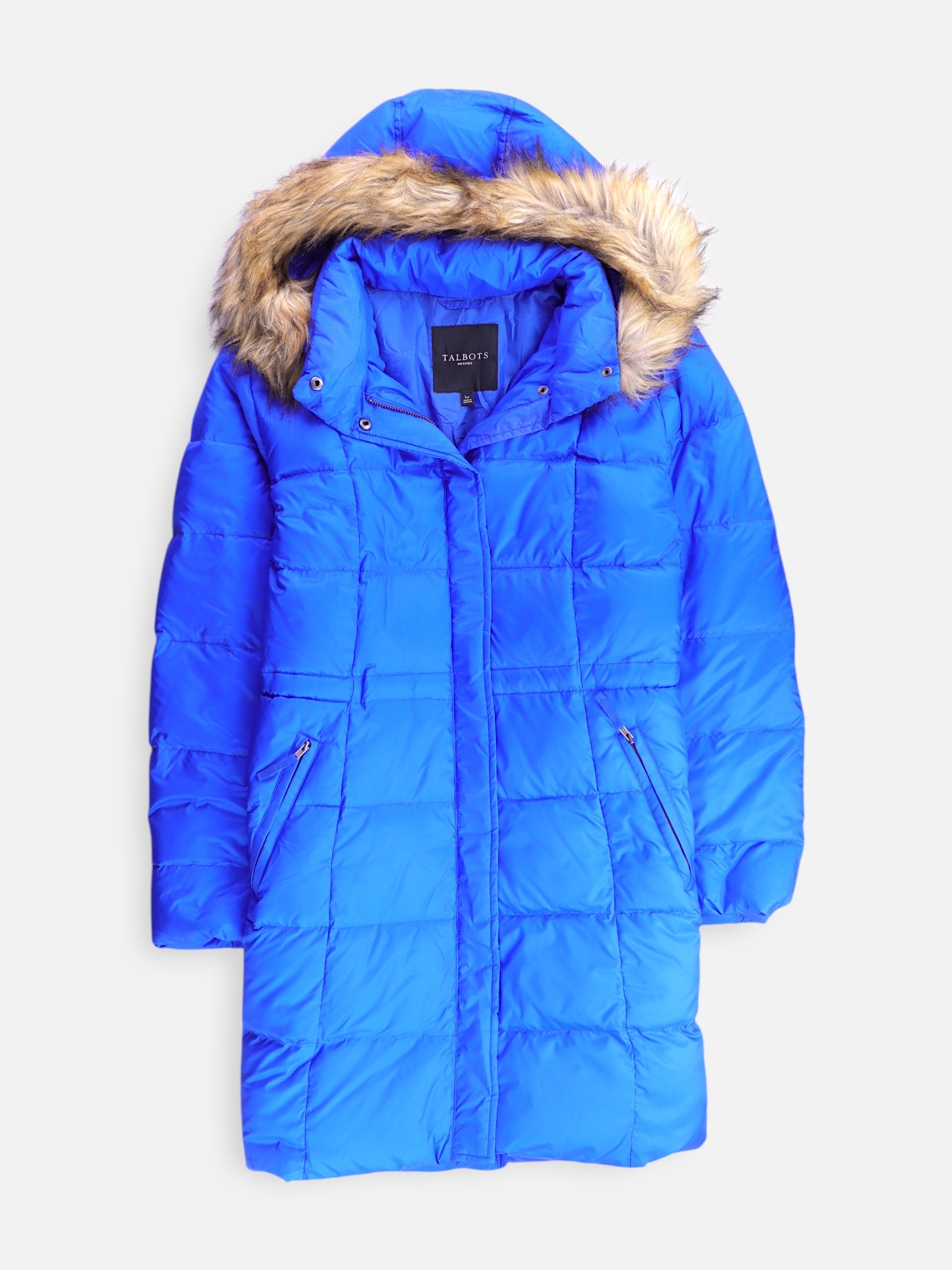 TALBOTS Abrigo Cazador  Impermeable - Mujer - L PETITE