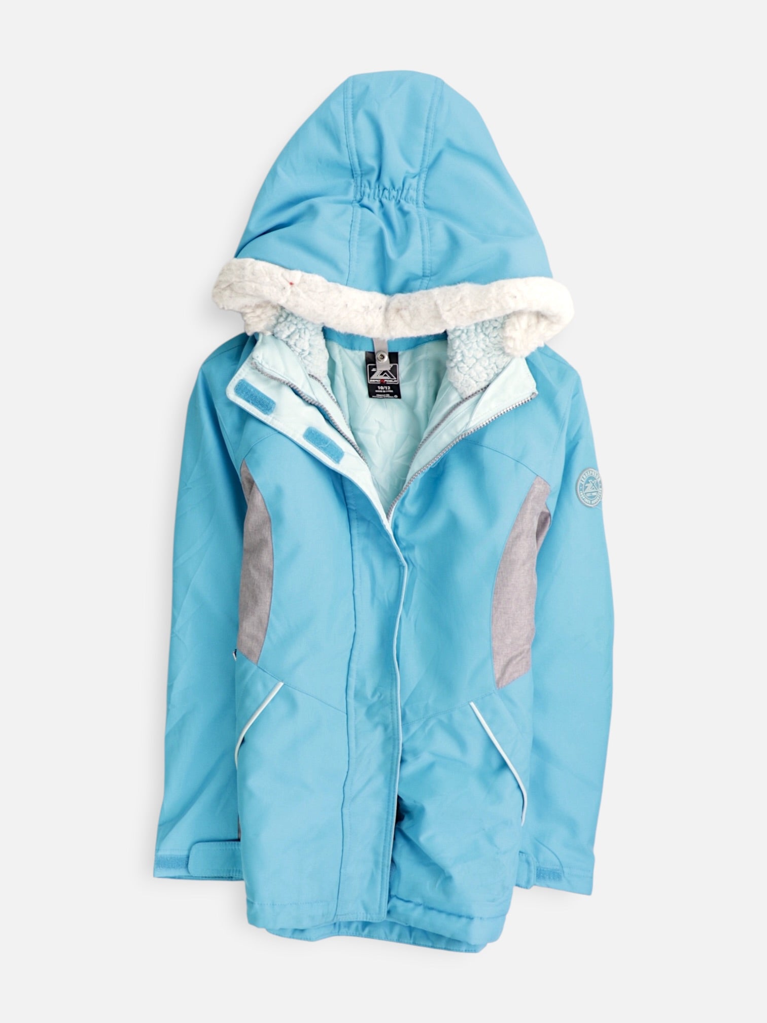 ZERO X POSUR Chaqueta Impermeable Color Block - Niña - N/A - 10-12Y (Años)