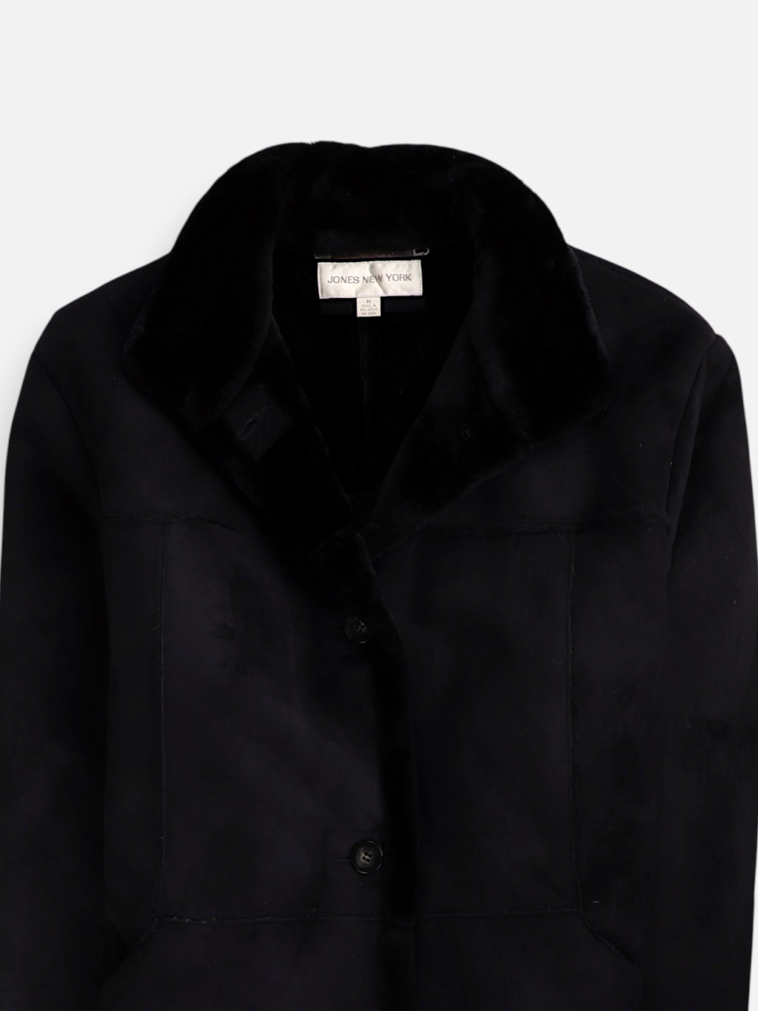 JONES NEW YORK Abrigo Casual Suede - Mujer - Medium