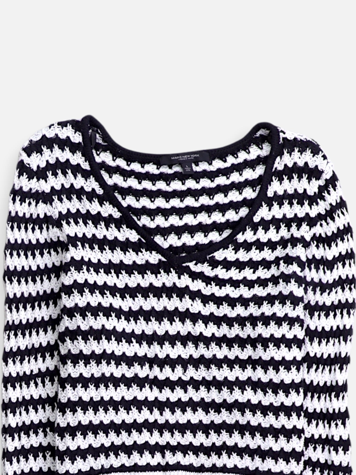 NY&C Sueter Knit Color Block - Mujer - Large