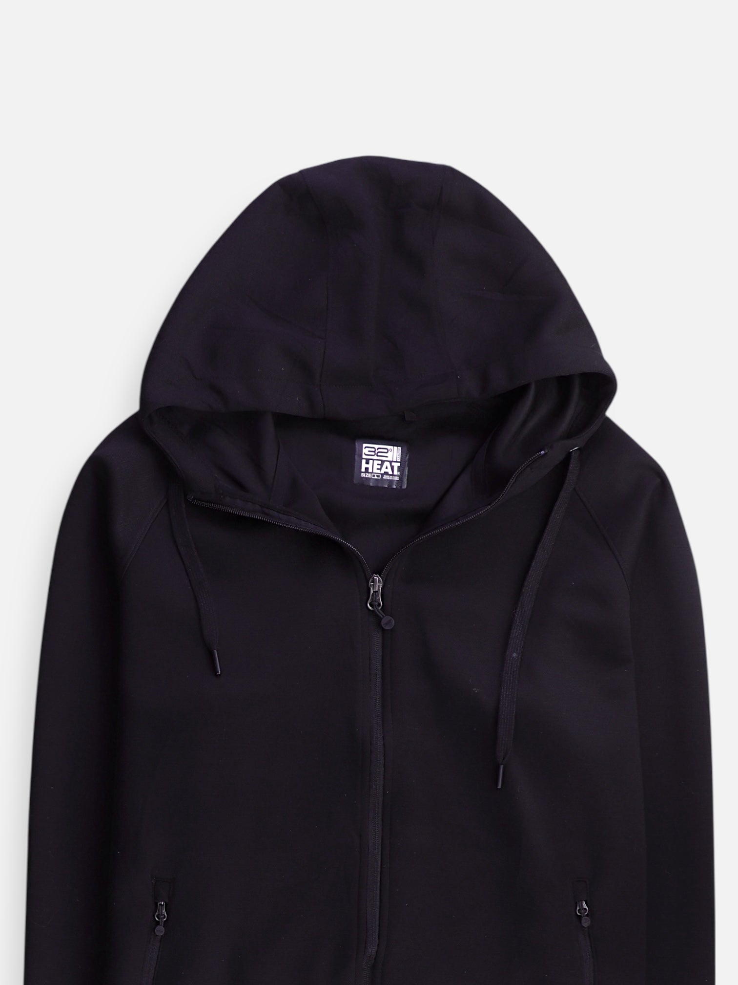 32 HEAT COOL Sudadera Hoodie Basic - Hombre - Large