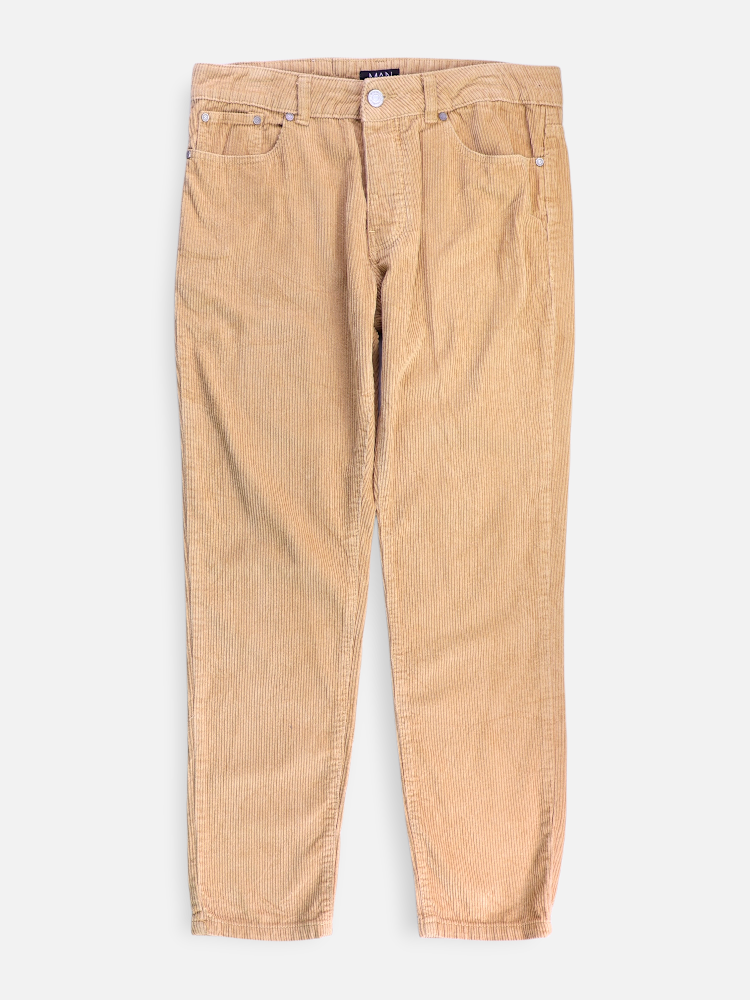 boohooman Pantalon Regular Fit Corduroy - Hombre - 32'