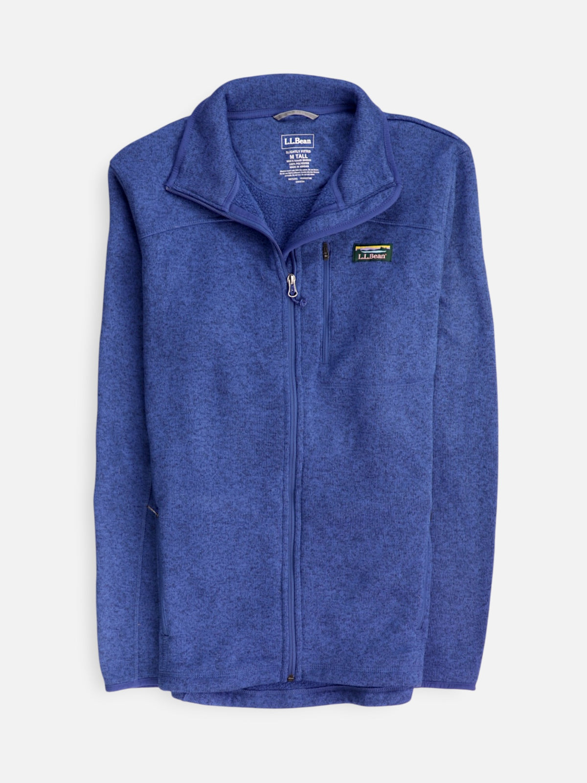 LL BEAN Sueter Fleece Casual - Hombre - Medium