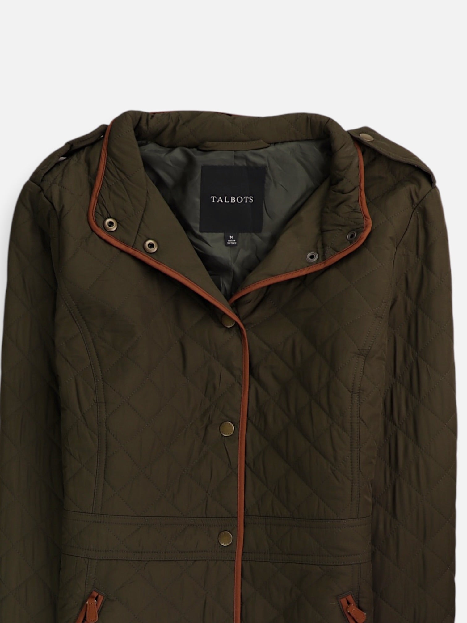 TALBOTS Chaqueta Impermeable Cazadora - Mujer - mediun