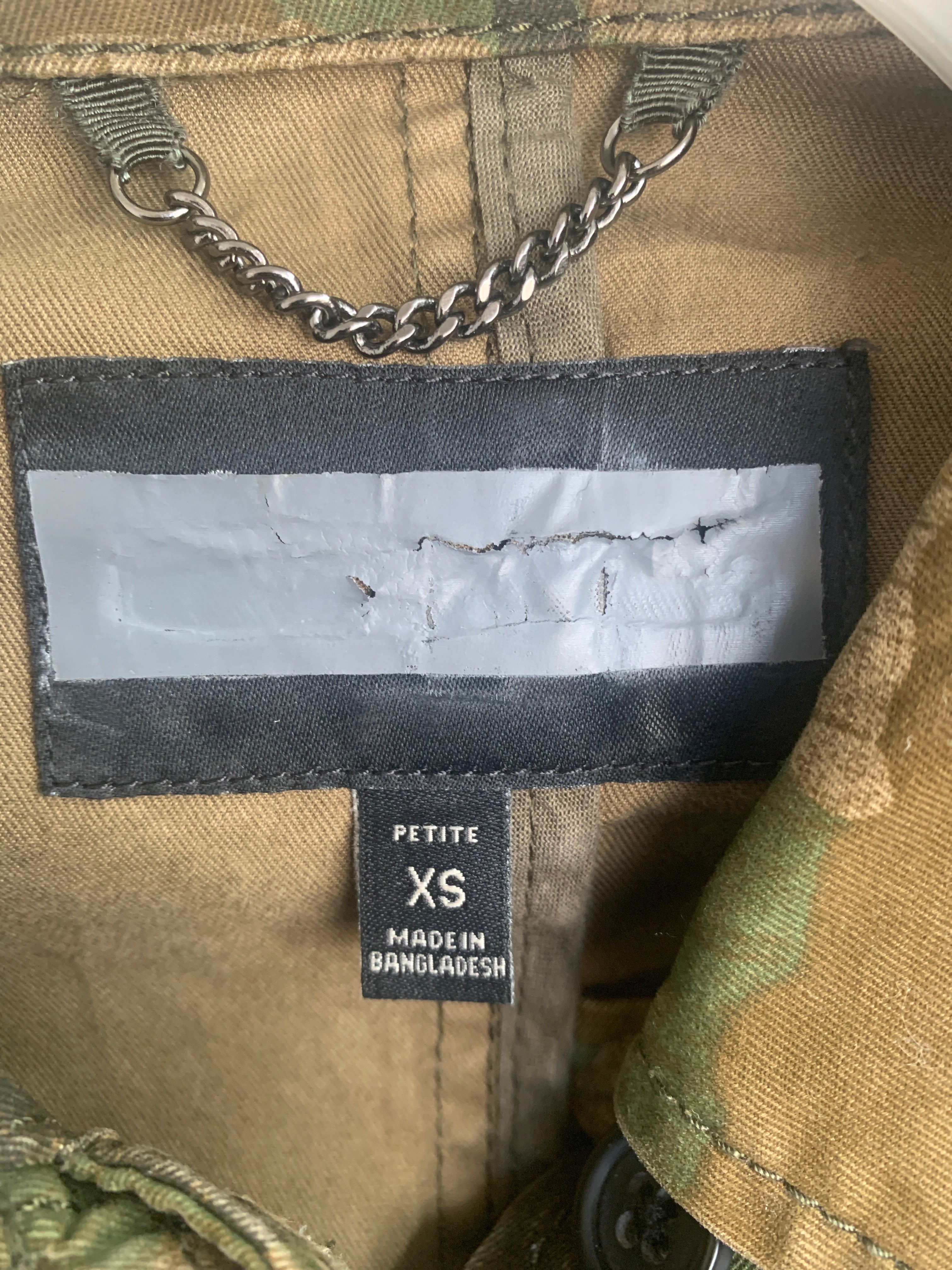 Chaqueta Cazadora Militar - Mujer - XS