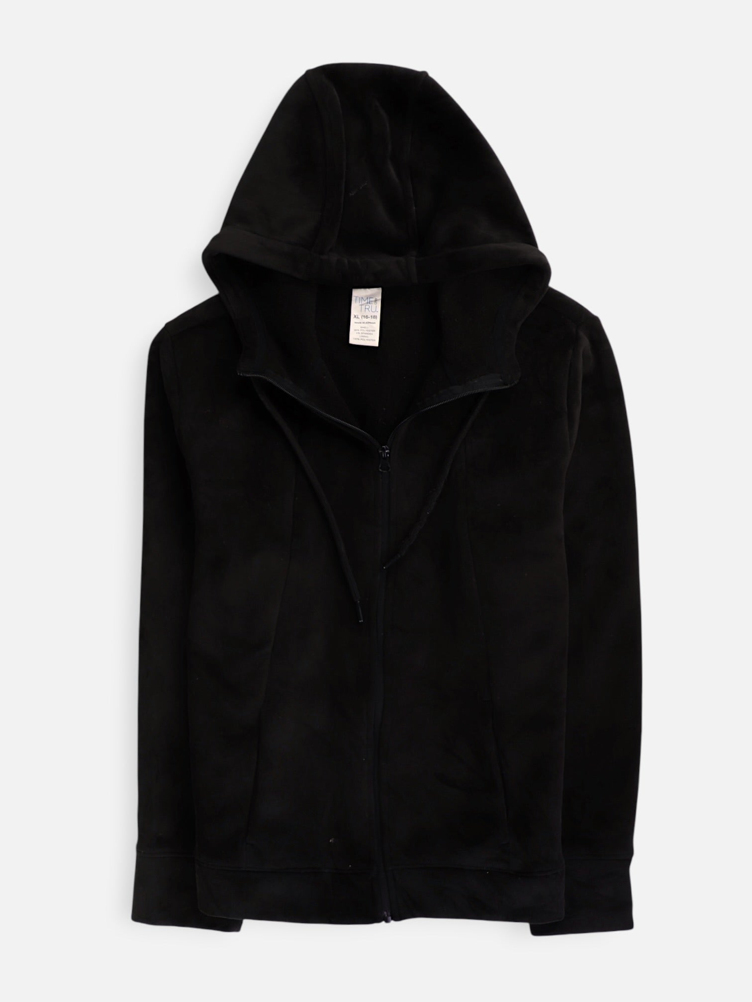 TIME THRU Sudadera Hoodie Basic - Mujer - XL