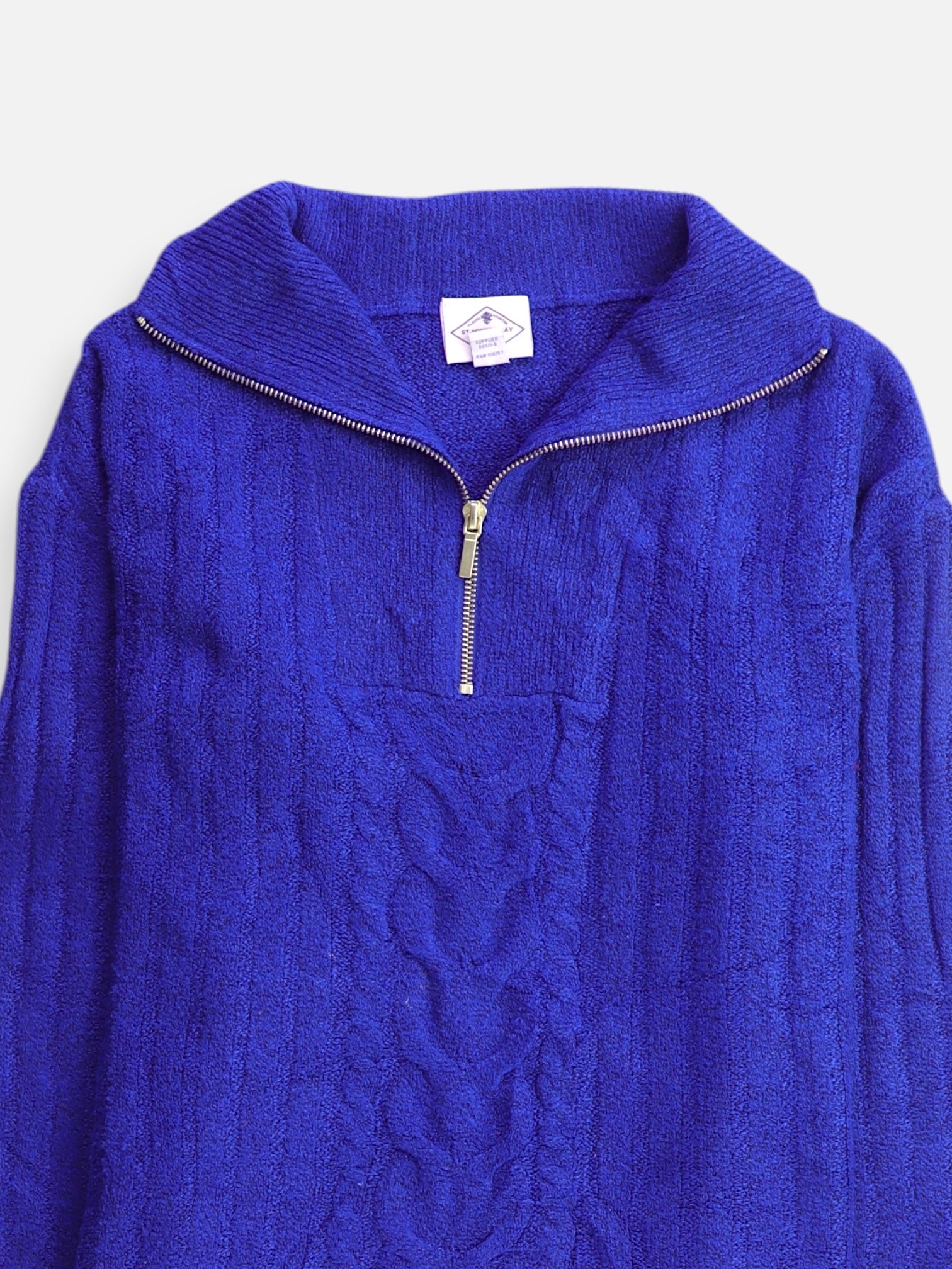 ST JOHNS BAY Sueter Fleece Casual - Mujer - Medium